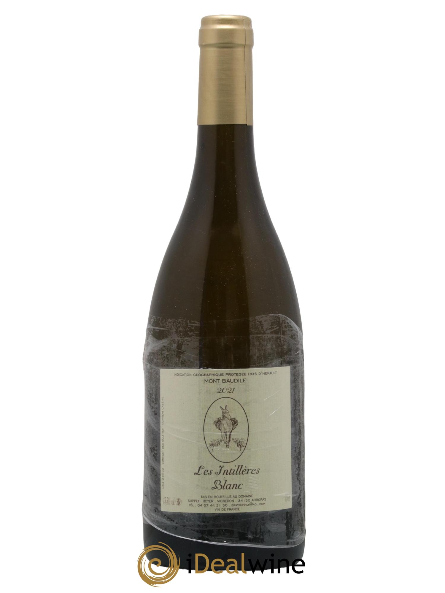 Pays d'Hérault Les Intilleres Sypply-Royer 2021 - Lot de 1 bouteille - 0