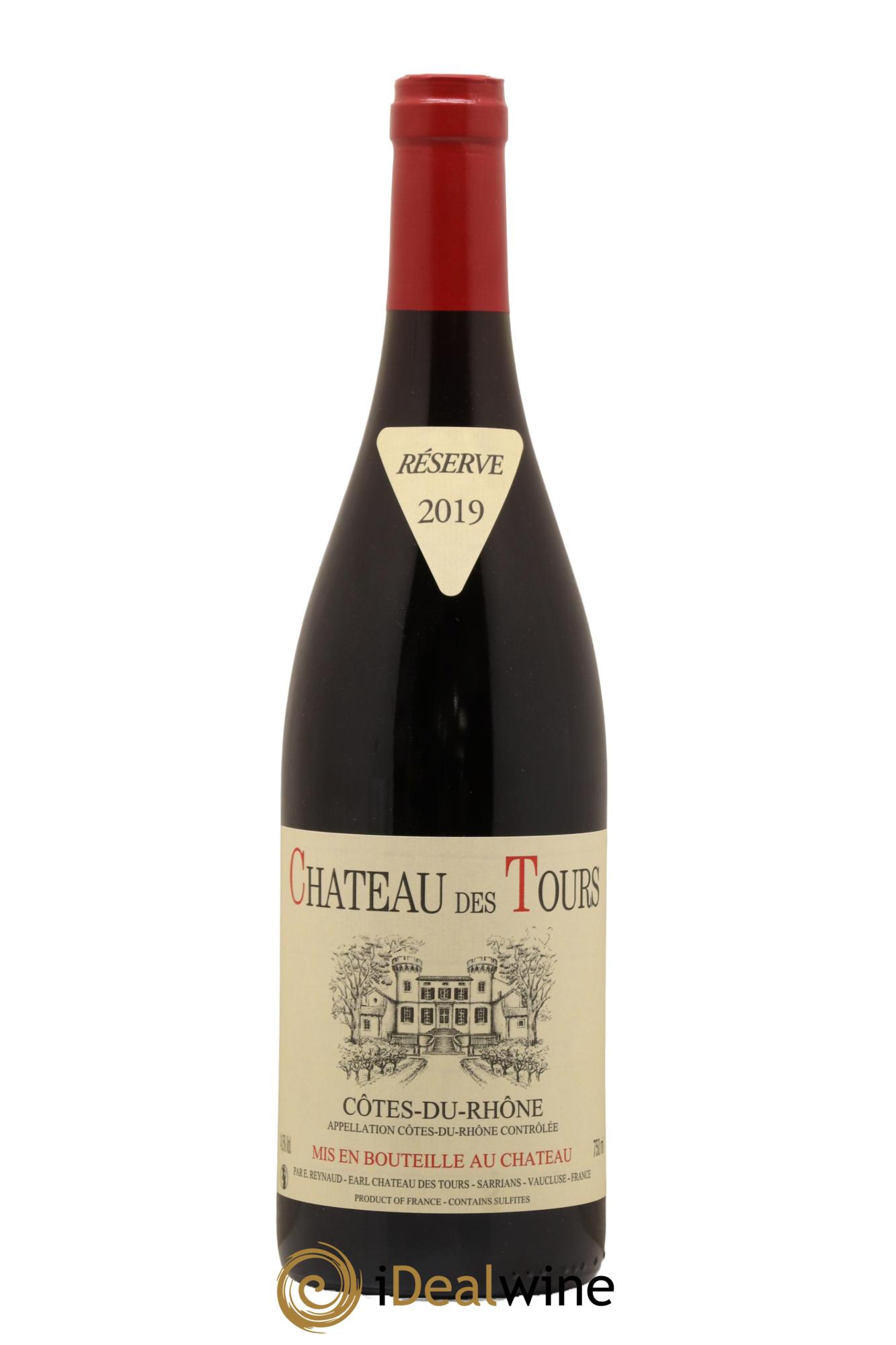 Côtes-du-Rhône Château des Tours Emmanuel Reynaud 2019 - Lot de 1 bouteille - 0