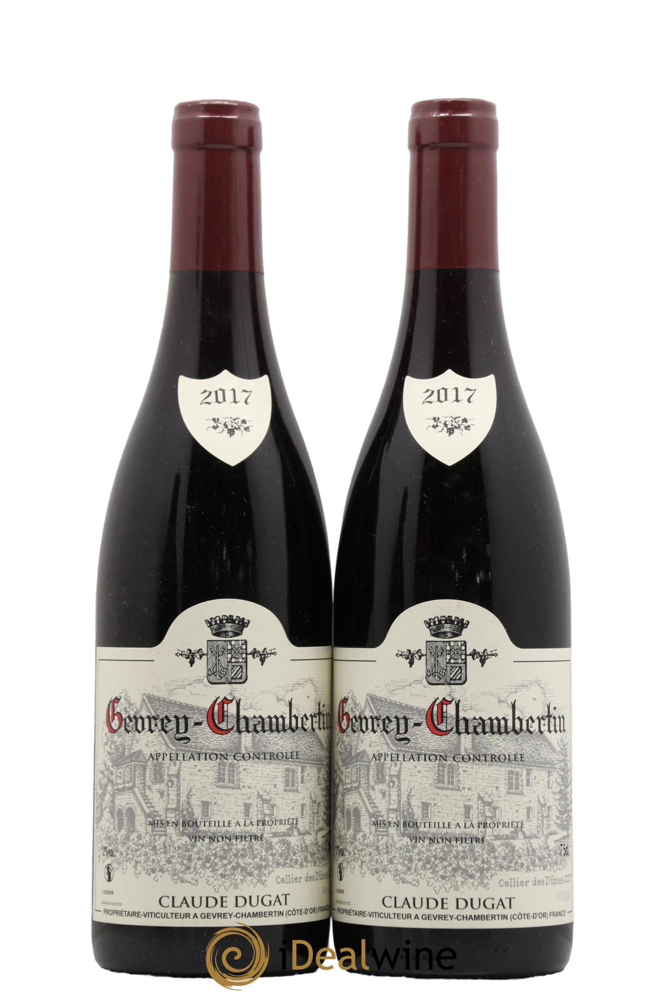 Gevrey-Chambertin Claude Dugat 2017 - Posten von 2 Flaschen - 0