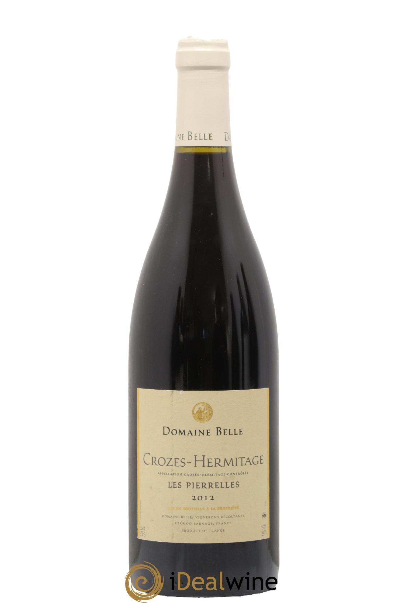 Crozes-Hermitage Les Pierrelles Domaine Belle 2012 - Lot de 1 bouteille - 0