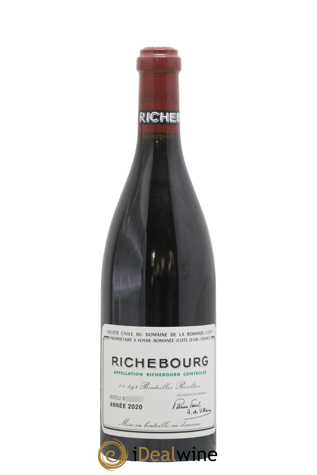 Richebourg Grand Cru Domaine de la Romanée-Conti 2020 - Lot de 1 bouteille - 0
