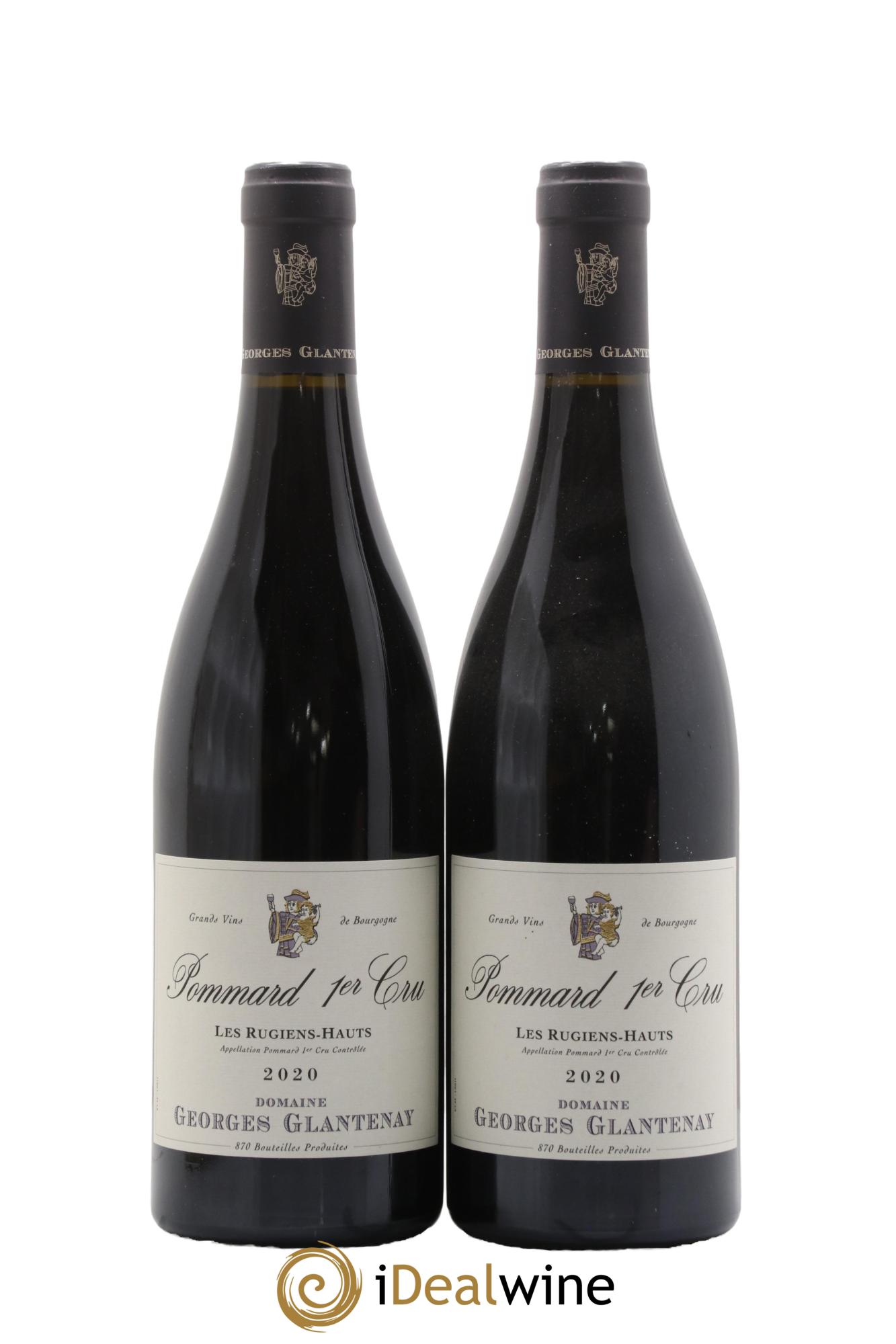 Pommard 1er Cru Les Rugiens-Hauts Domaine Georges Glantenay 2020 - Lot de 2 bouteilles - 0