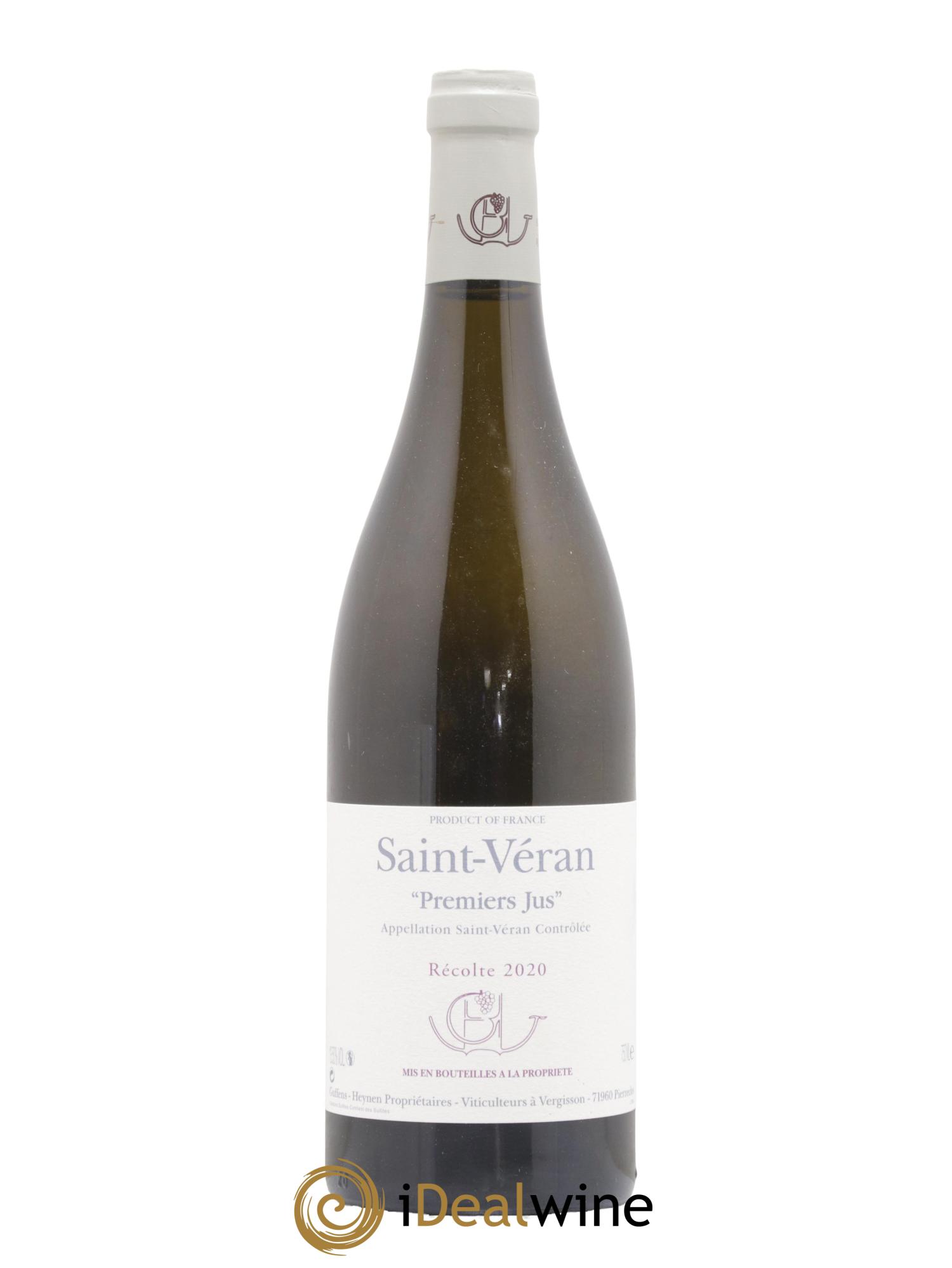 Saint-Véran 1er Jus Guffens-Heynen 2020 - Lot of 1 bottle - 0
