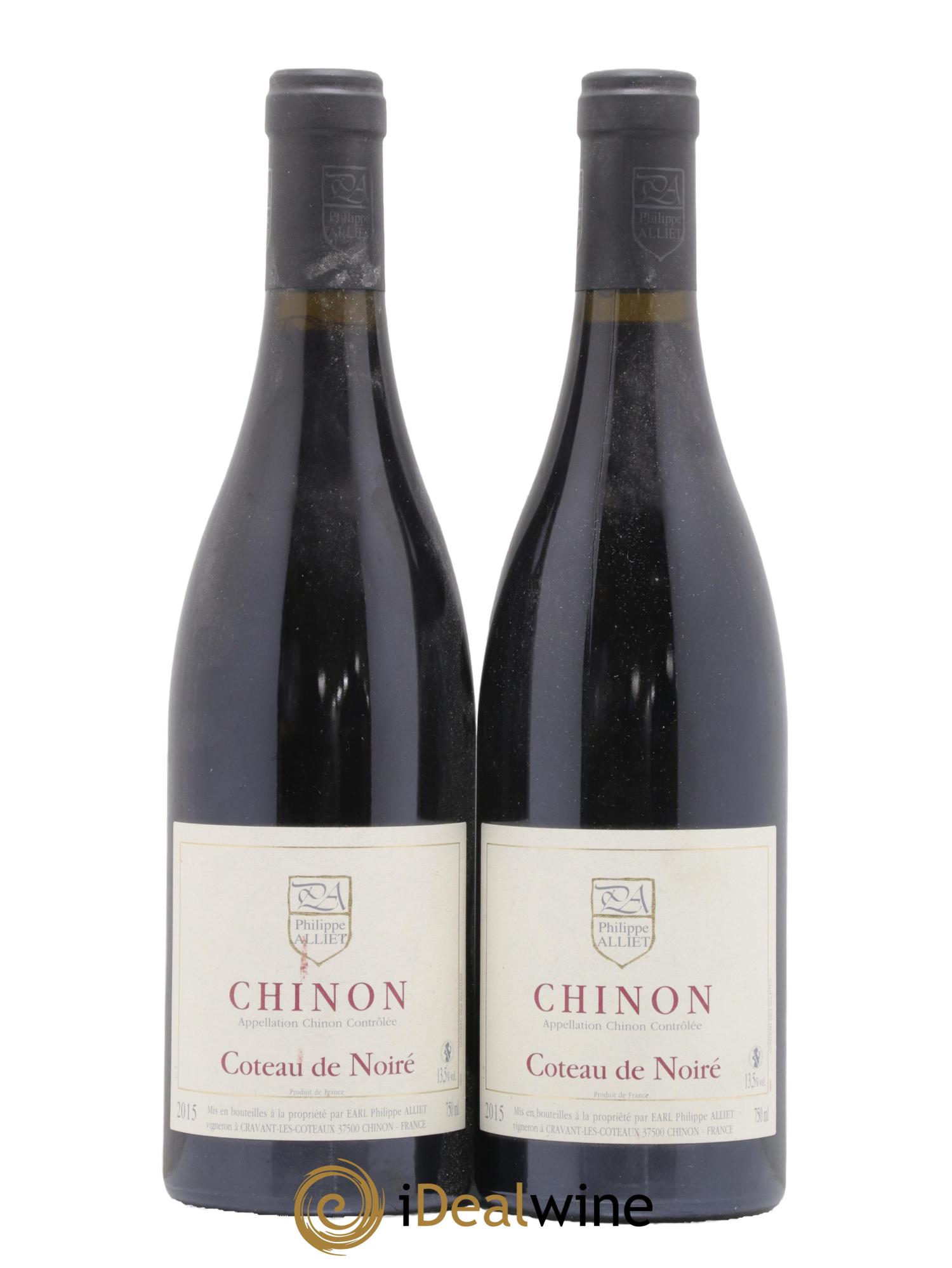 Chinon Coteau de Noiré Philippe Alliet 2015 - Lot de 2 bouteilles - 0