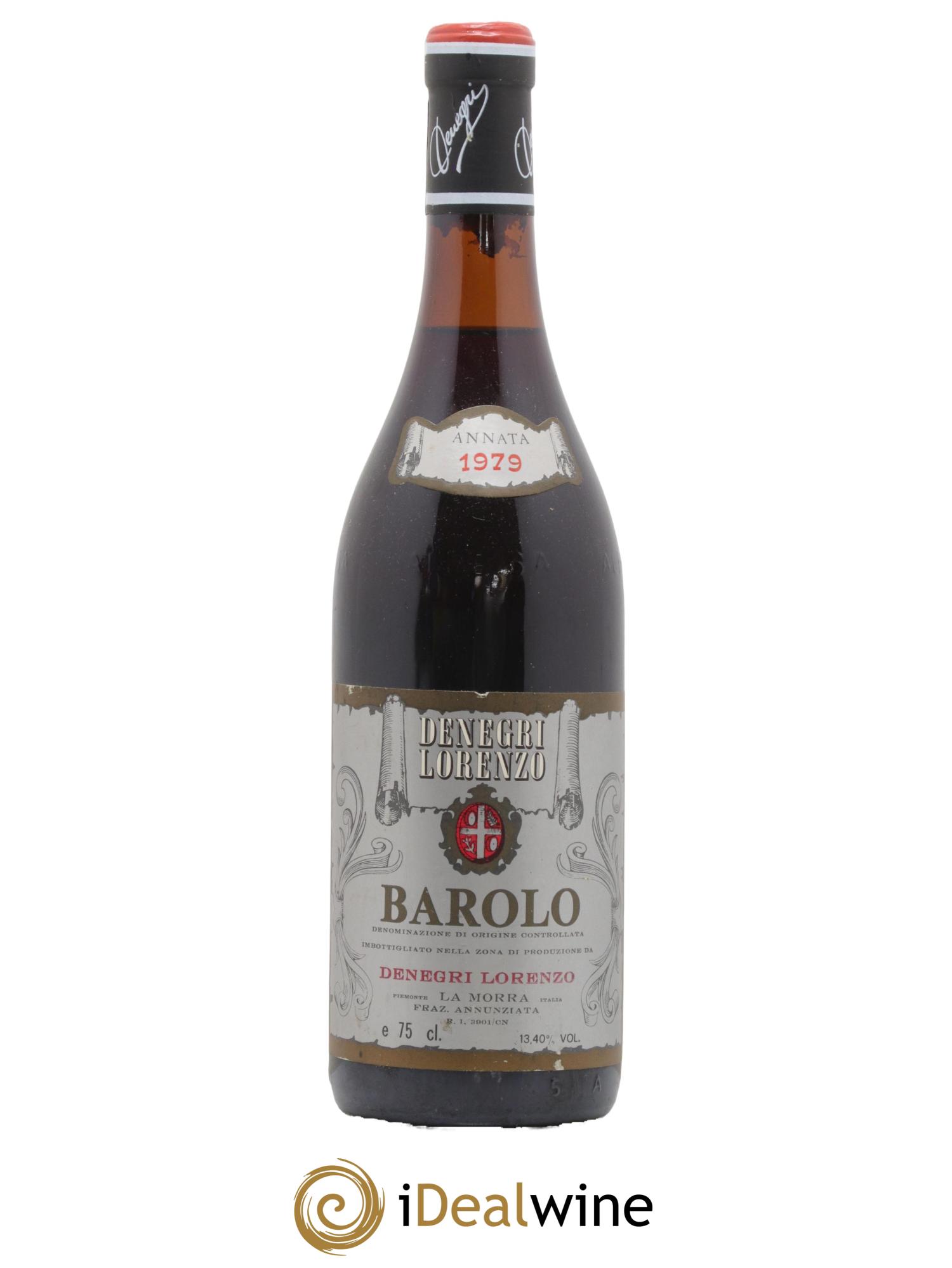 Barolo Denigri Lorenzo 1979 - Lot de 1 bouteille - 0