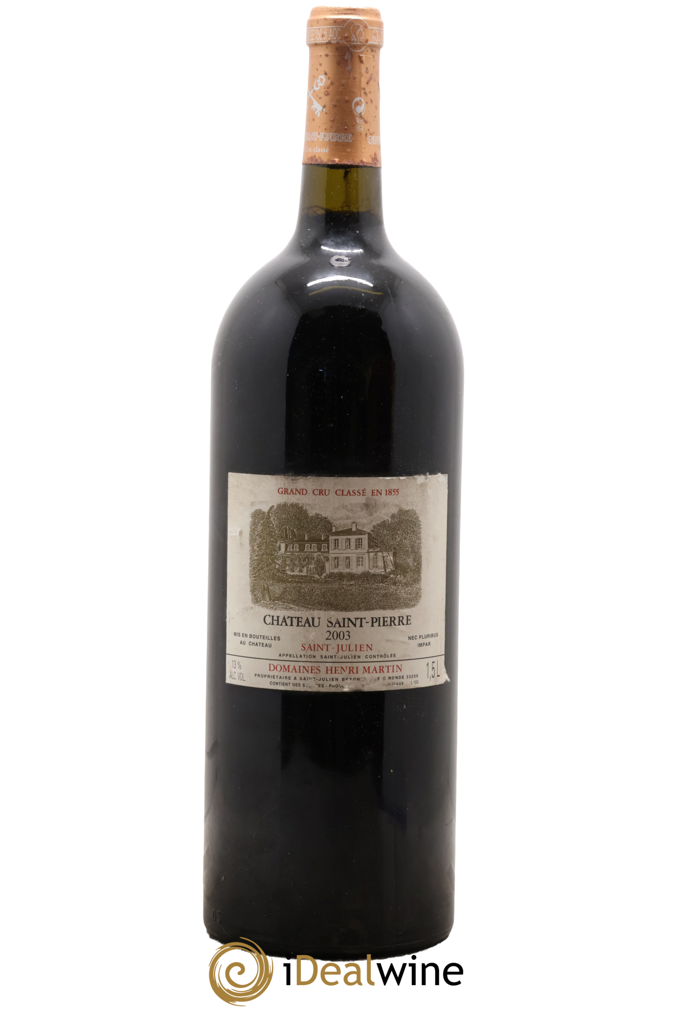 Château Saint-Pierre 4ème Grand Cru Classé 2003 - Lotto di 1 magnum - 0