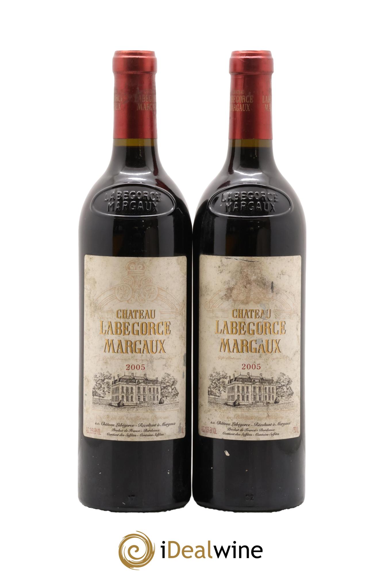 Château Labegorce Cru Bourgeois 2005 - Lot of 2 bottles - 0