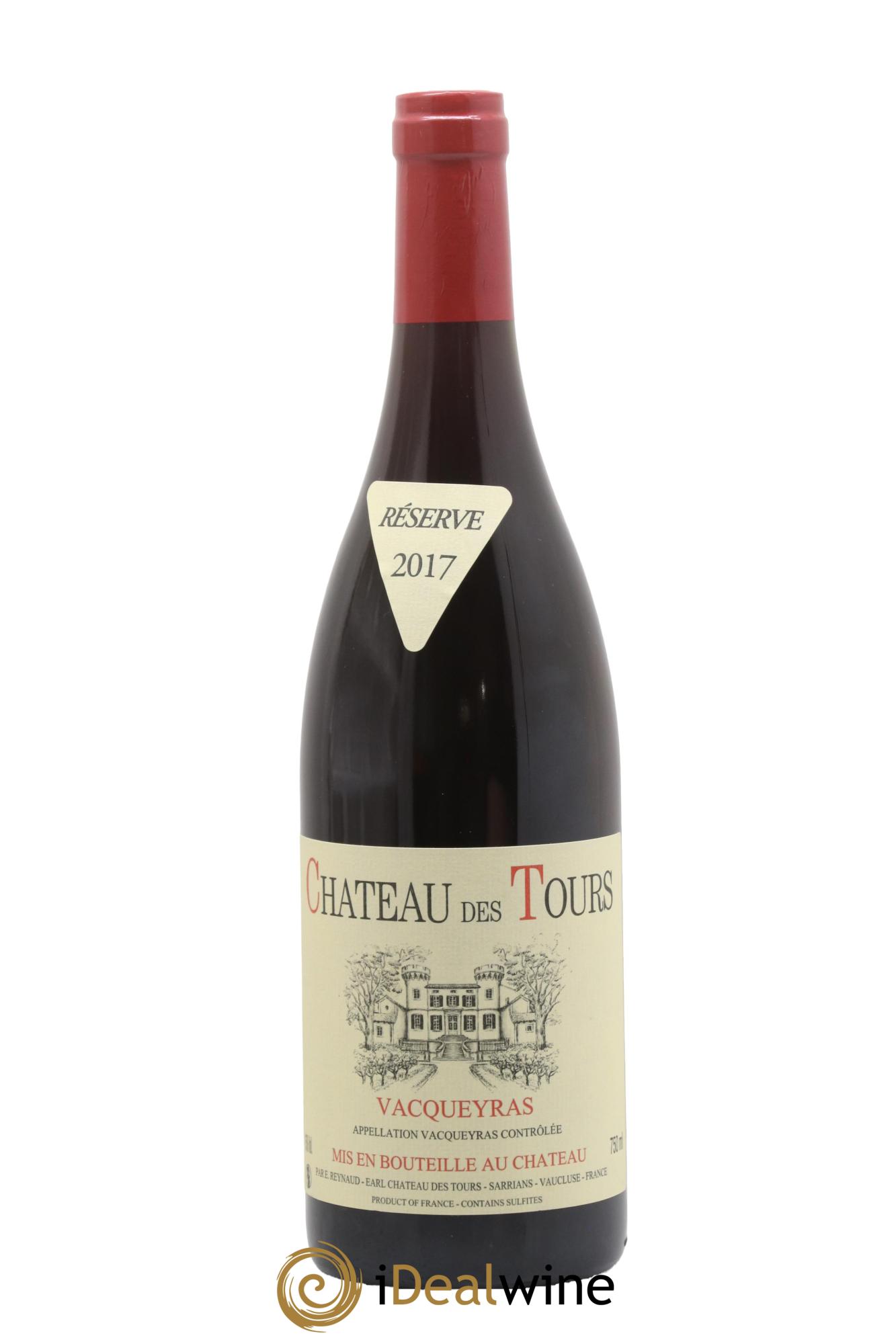Vacqueyras Château des Tours Emmanuel Reynaud 2017 - Posten von 1 Flasche - 0