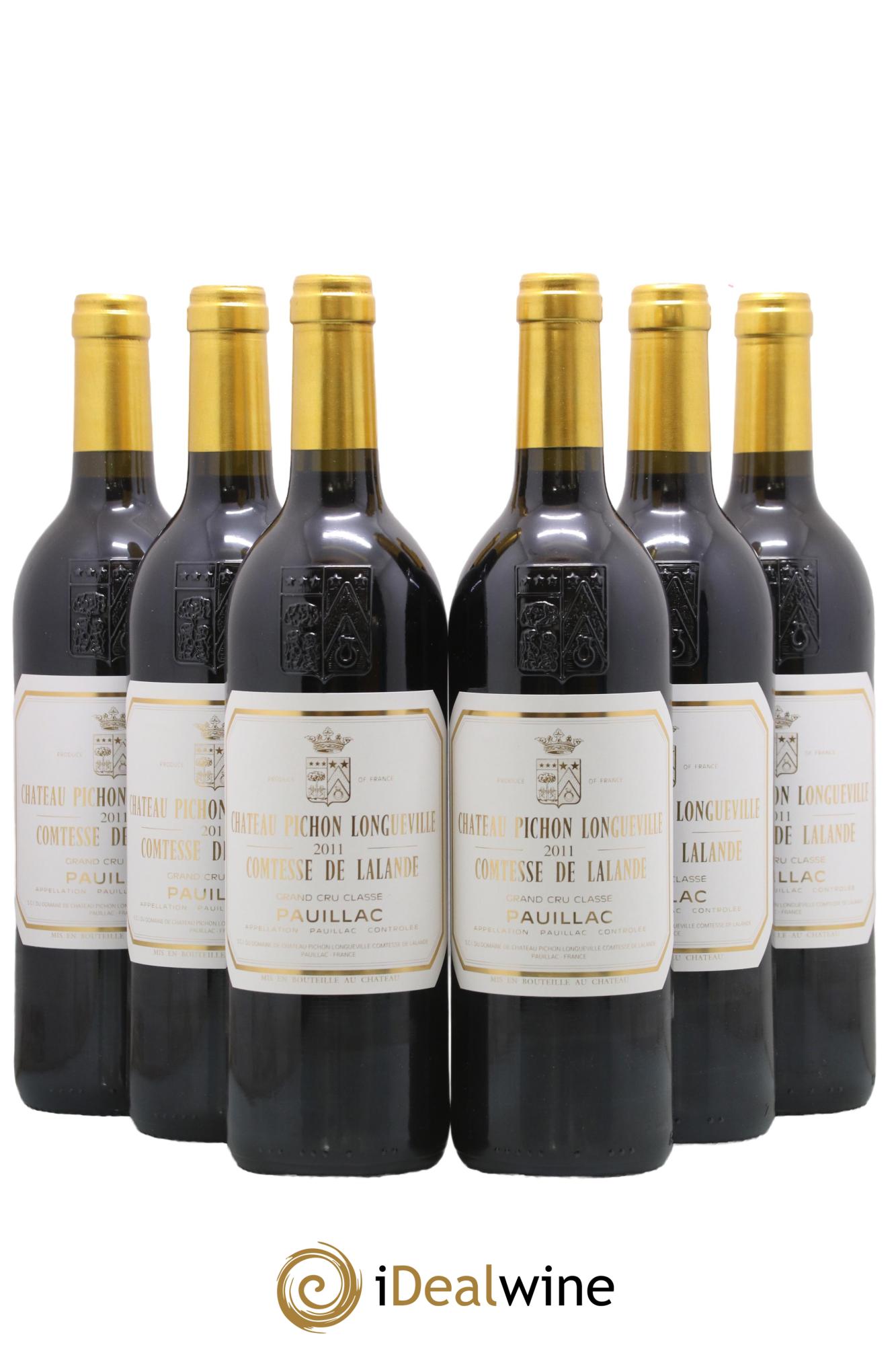 Château Pichon Longueville Comtesse de Lalande 2ème Grand Cru Classé 2011 - Lot de 6 bouteilles - 0