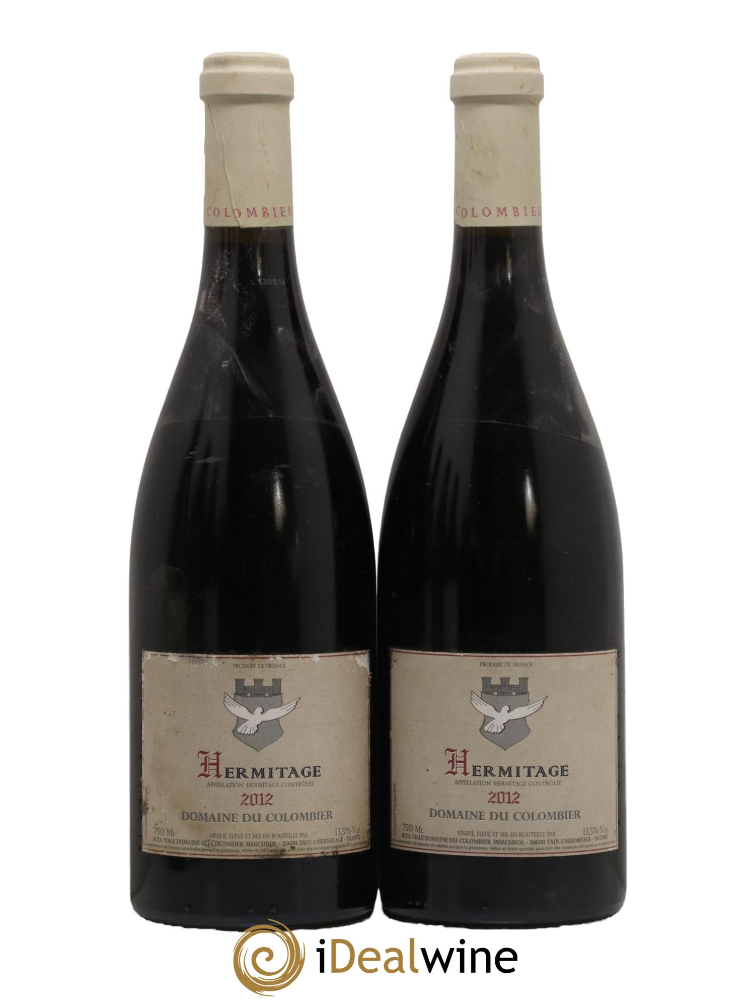 Hermitage Colombier (Domaine du) 2012 - Lot de 2 bouteilles - 0