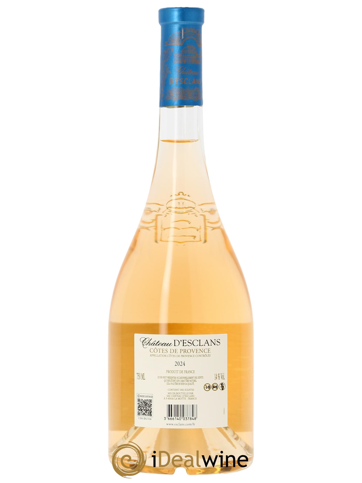 Côtes de Provence Château d'Esclans 2024 - Lot de 1 bouteille - 1