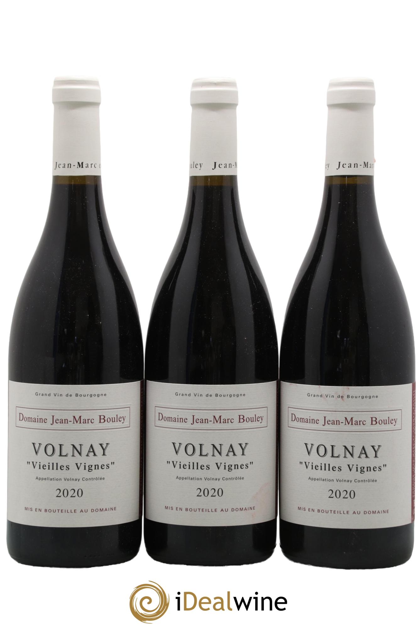 Volnay Vieilles Vignes Jean-Marc Bouley 2020 - Lot de 3 bouteilles - 0