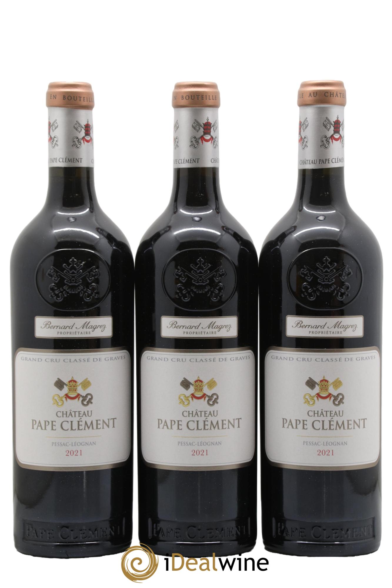 Château Pape Clément Cru Classé de Graves 2021 - Lot de 3 bouteilles - 0