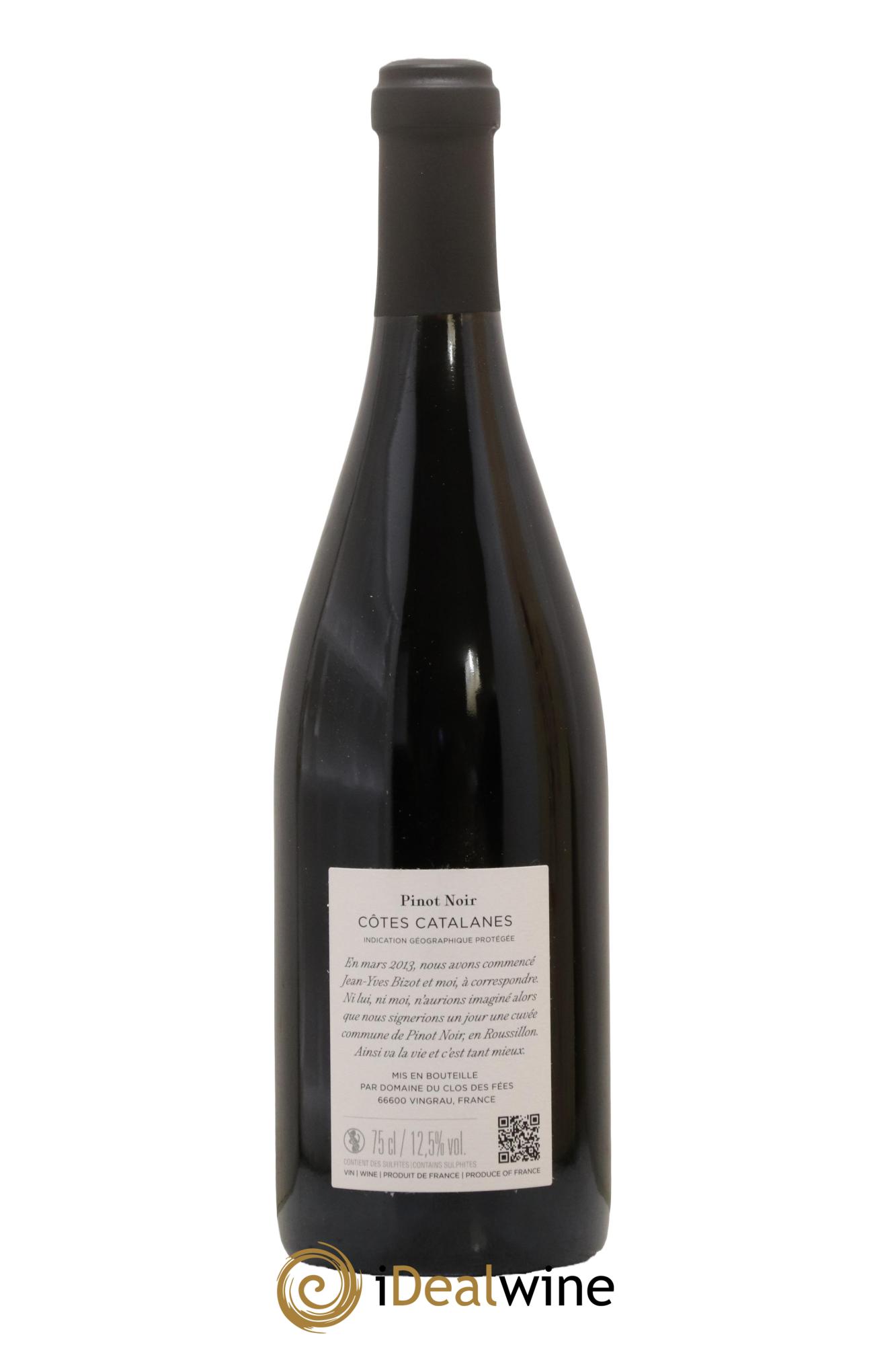 Côtes Catalanes Clos des Fées 100 Phrases pour éventails Hervé Bizeul 2023 - Lot of 1 bottle - 2