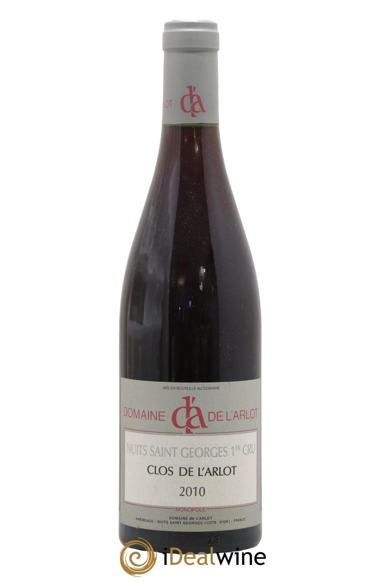 Nuits-Saint-Georges 1er Cru Clos de l'Arlot Domaine de l'Arlot 2010 - Lot of 1 bottle - 0