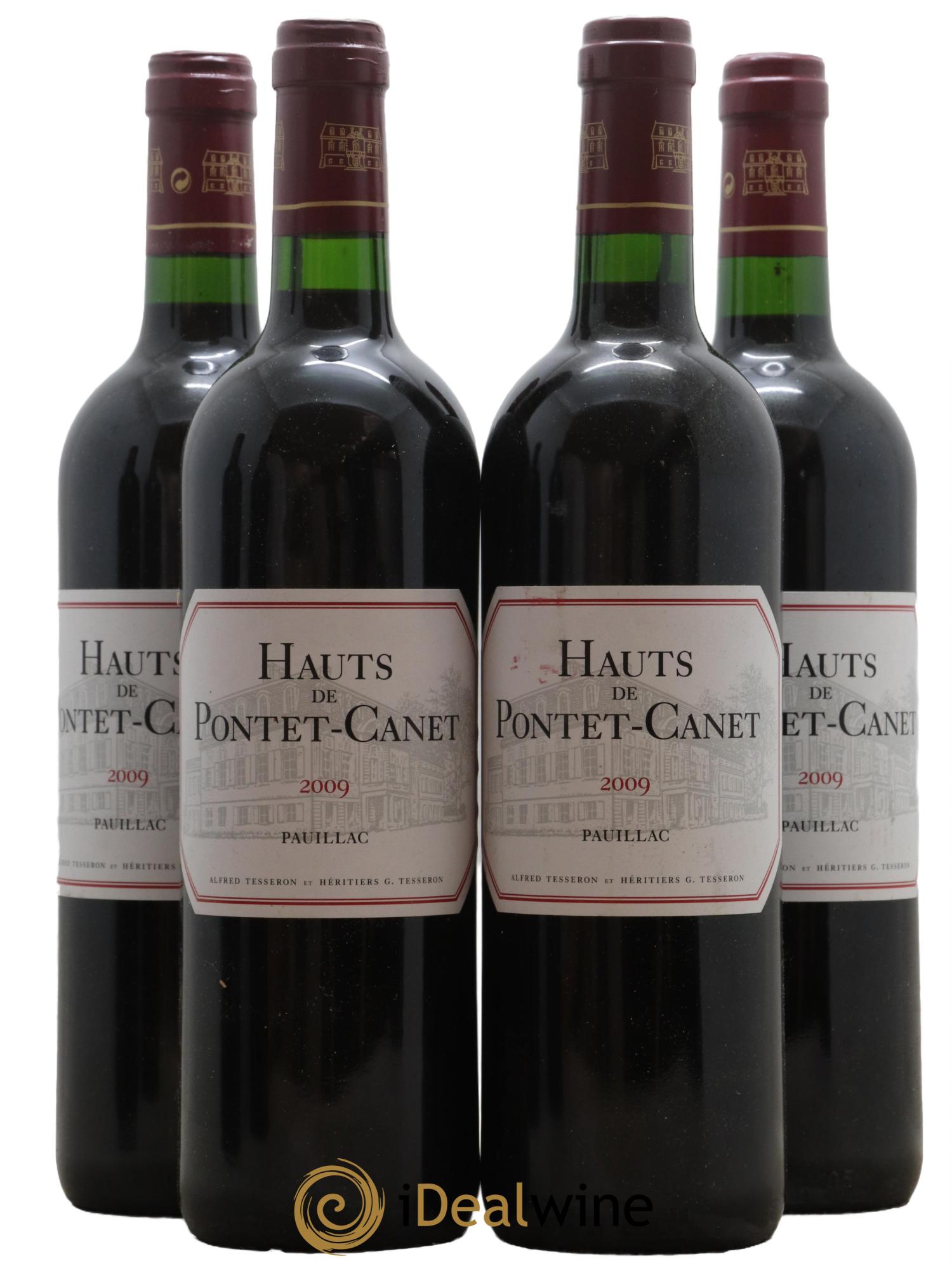 Les Hauts de Pontet-Canet Second Vin 2009 - Lot de 4 bouteilles - 0