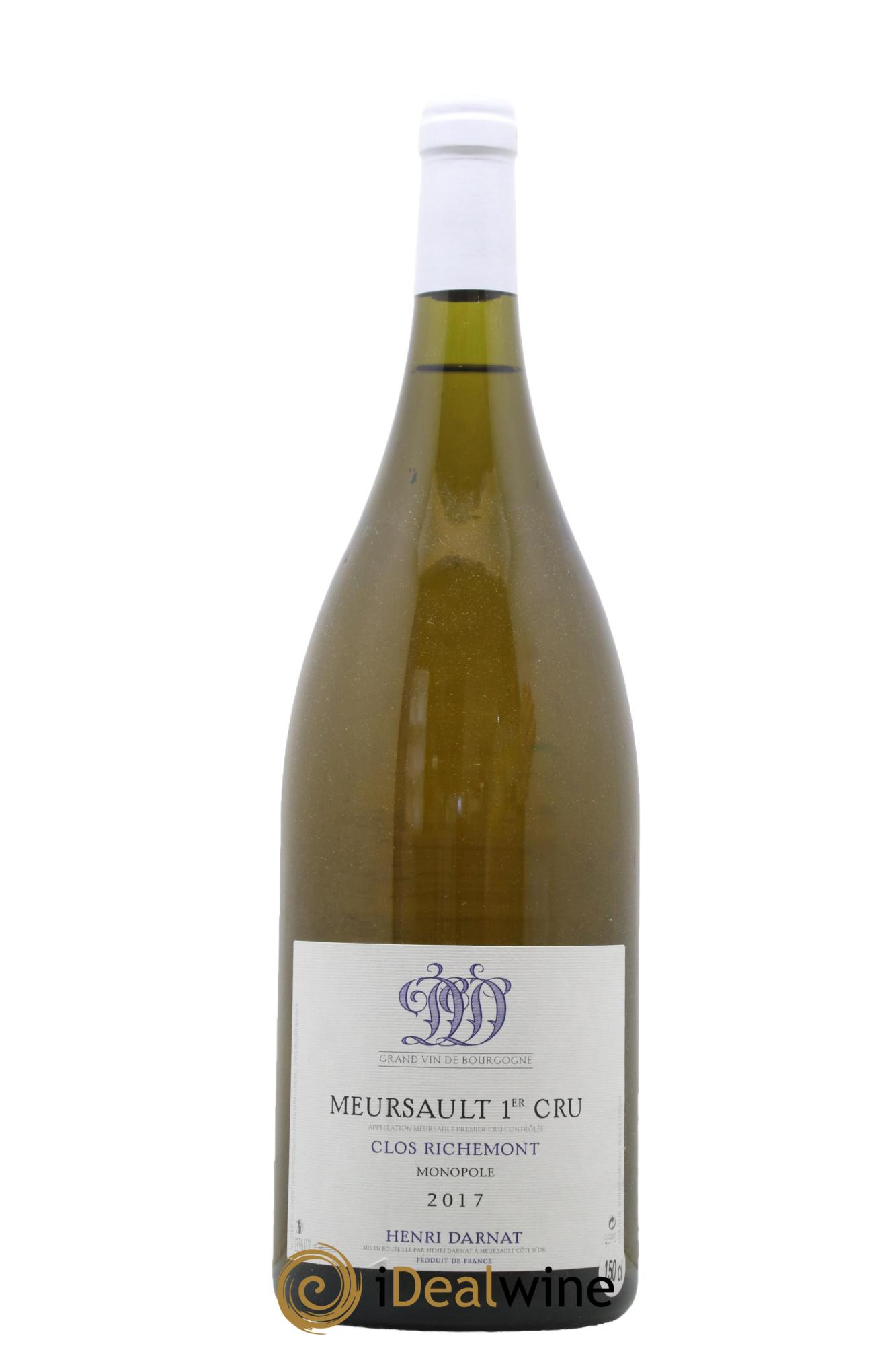 Meursault 1er Cru Clos Richemont Monopole Henri Darnat 2017 - Posten von 1 Magnum - 0