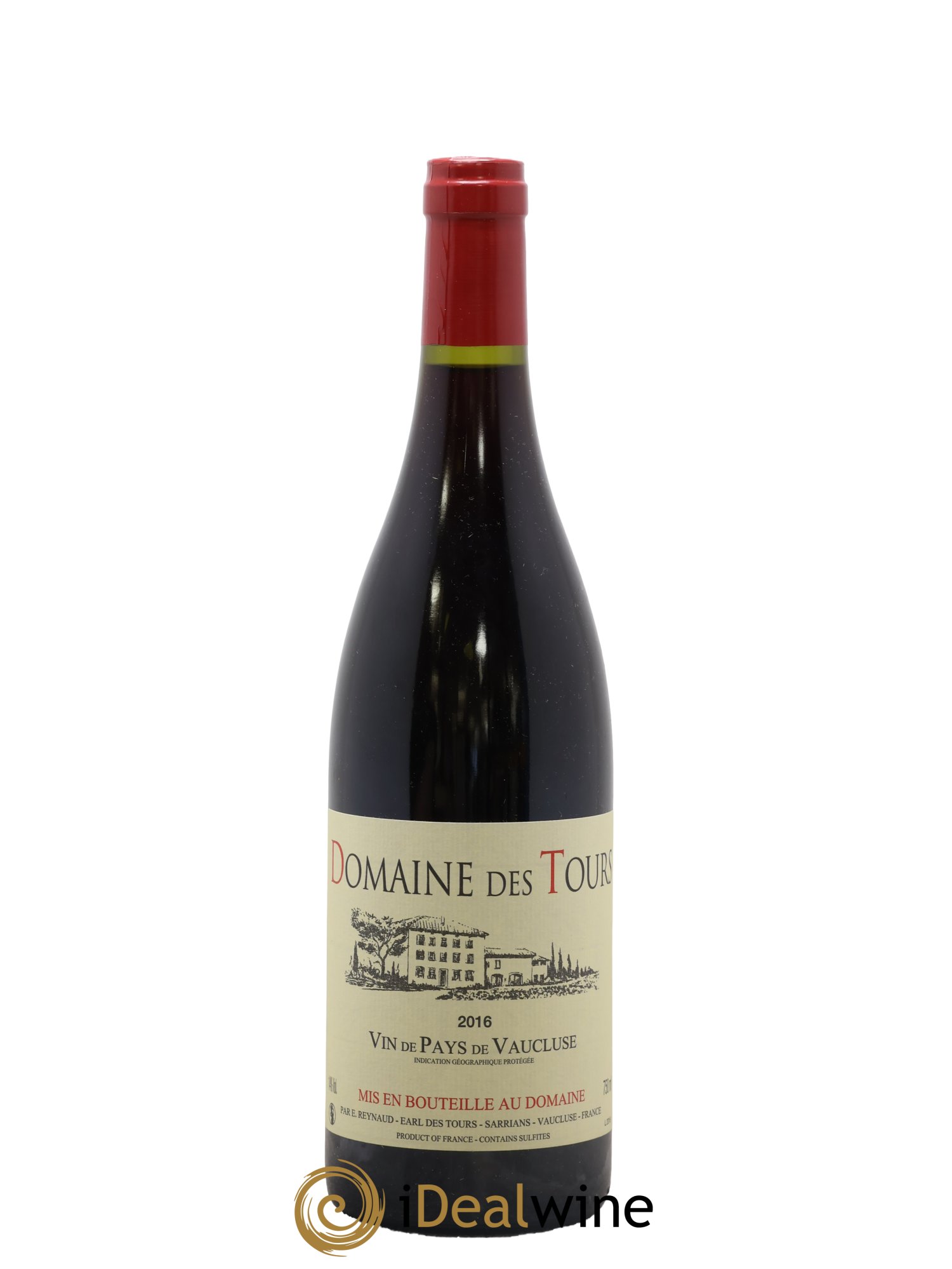 Vaucluse (Vin de Pays de Vaucluse) Domaine des Tours Emmanuel Reynaud 2016 - Lot de 1 bouteille - 0
