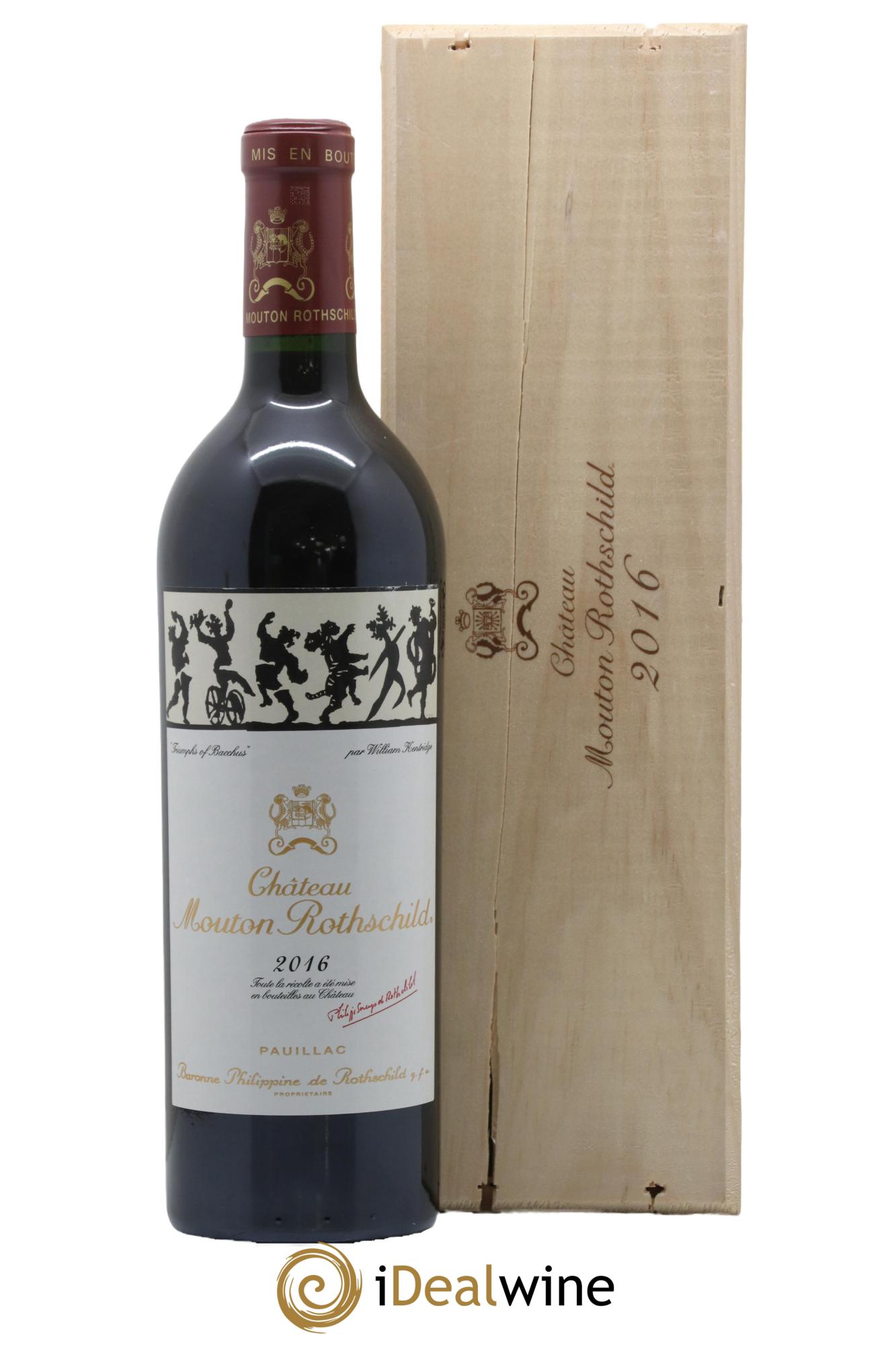 Château Mouton Rothschild 1er Grand Cru Classé 2016 - Lot de 1 bouteille - 1