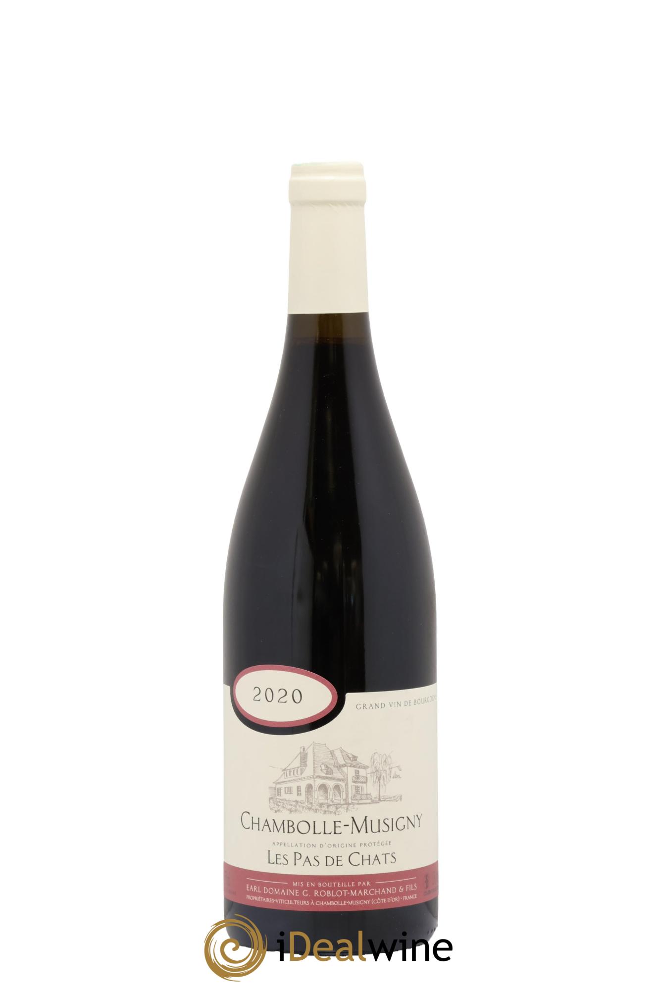 Chambolle-Musigny Les Pas de Chats G.Roblot-Marchand & Fils 2020 - Lot of 1 bottle - 0