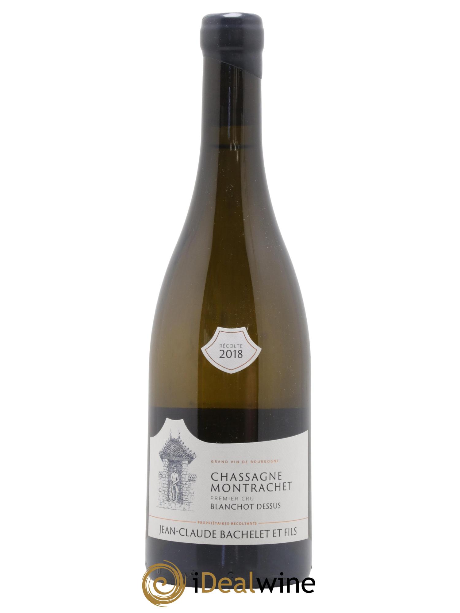 Chassagne-Montrachet 1er Cru Blanchot Dessus Jean-Claude Bachelet (Domaine) 2018 - Lot de 1 bouteille - 0