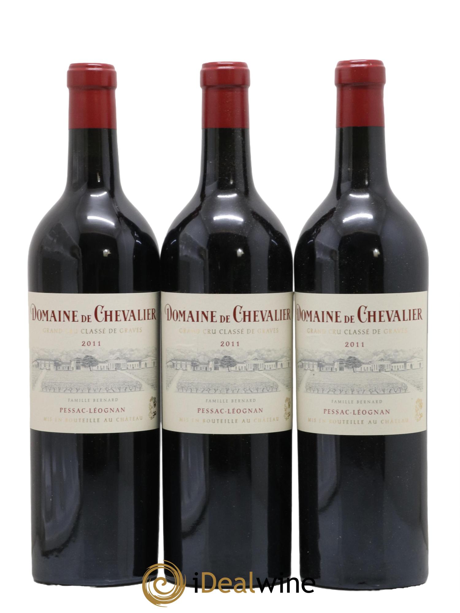Domaine de Chevalier Cru Classé de Graves 2011 - Lot de 3 bouteilles - 0