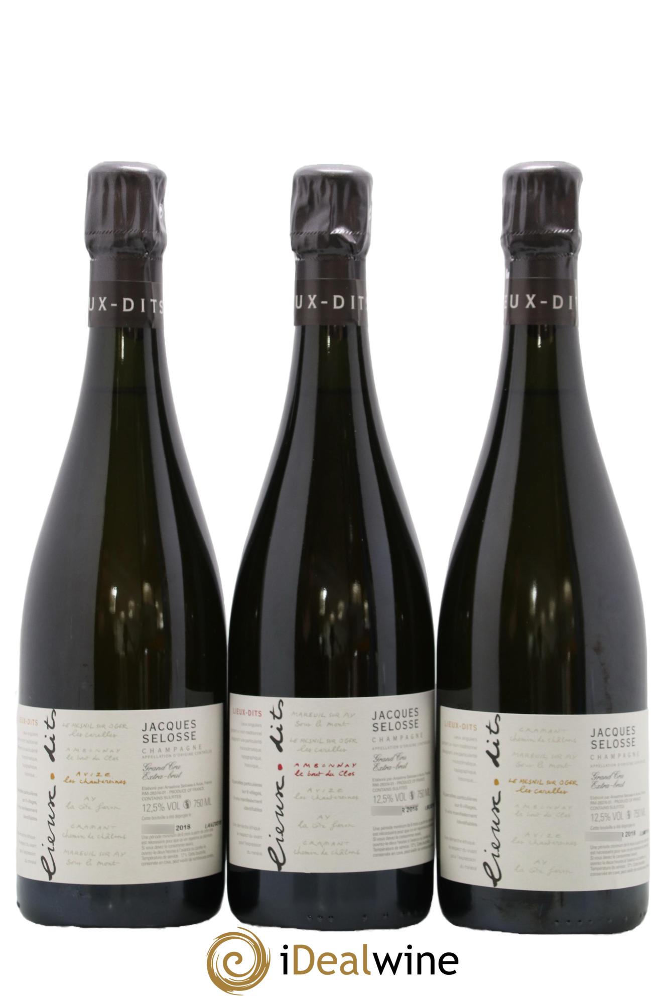 Caisse Collection Lieux-dits Jacques Selosse - Lot of 6 bottles - 1