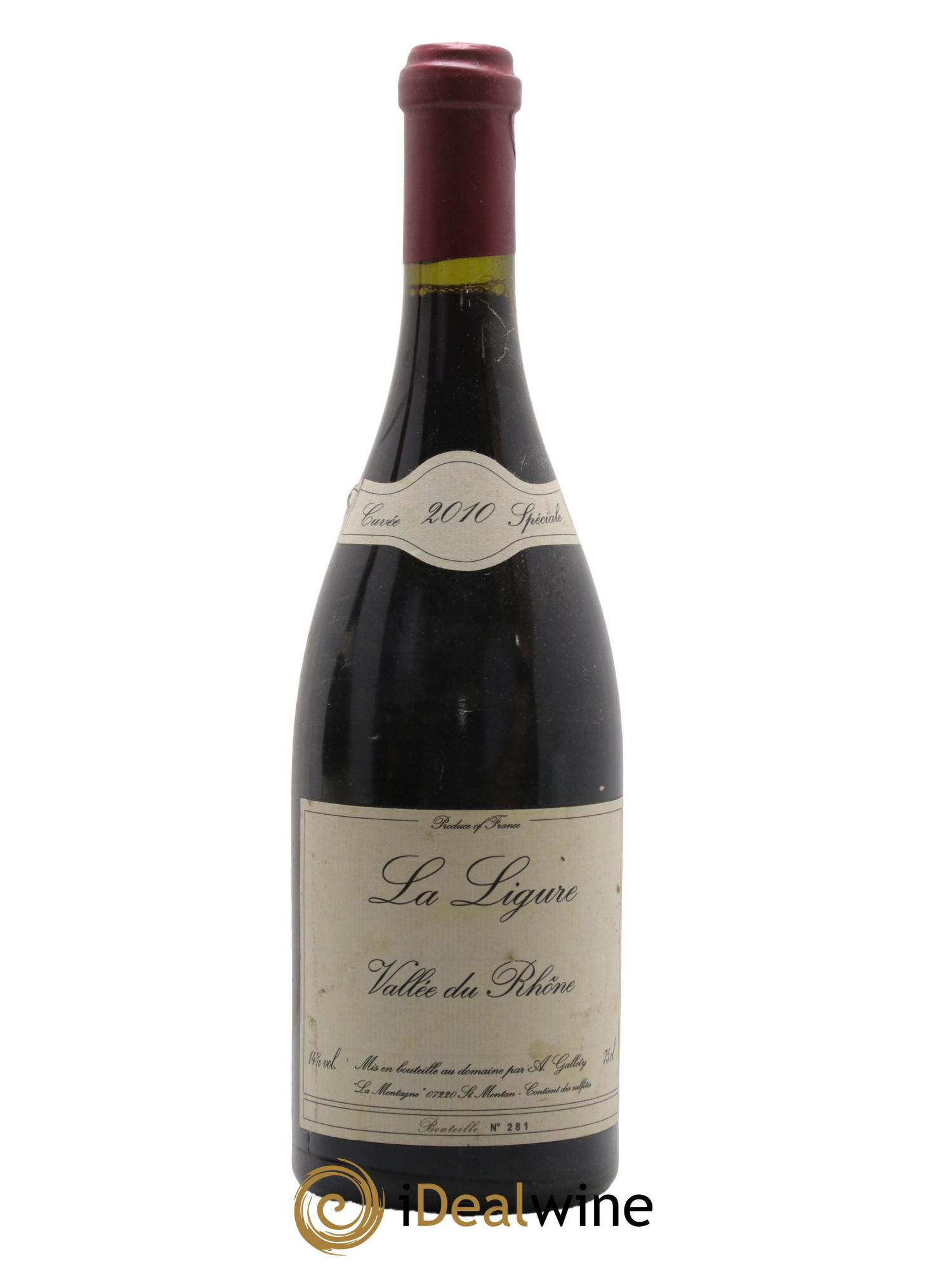 Côtes du Vivarais La Ligure Gallety (Domaine) 2010 - Lot de 1 bouteille - 0