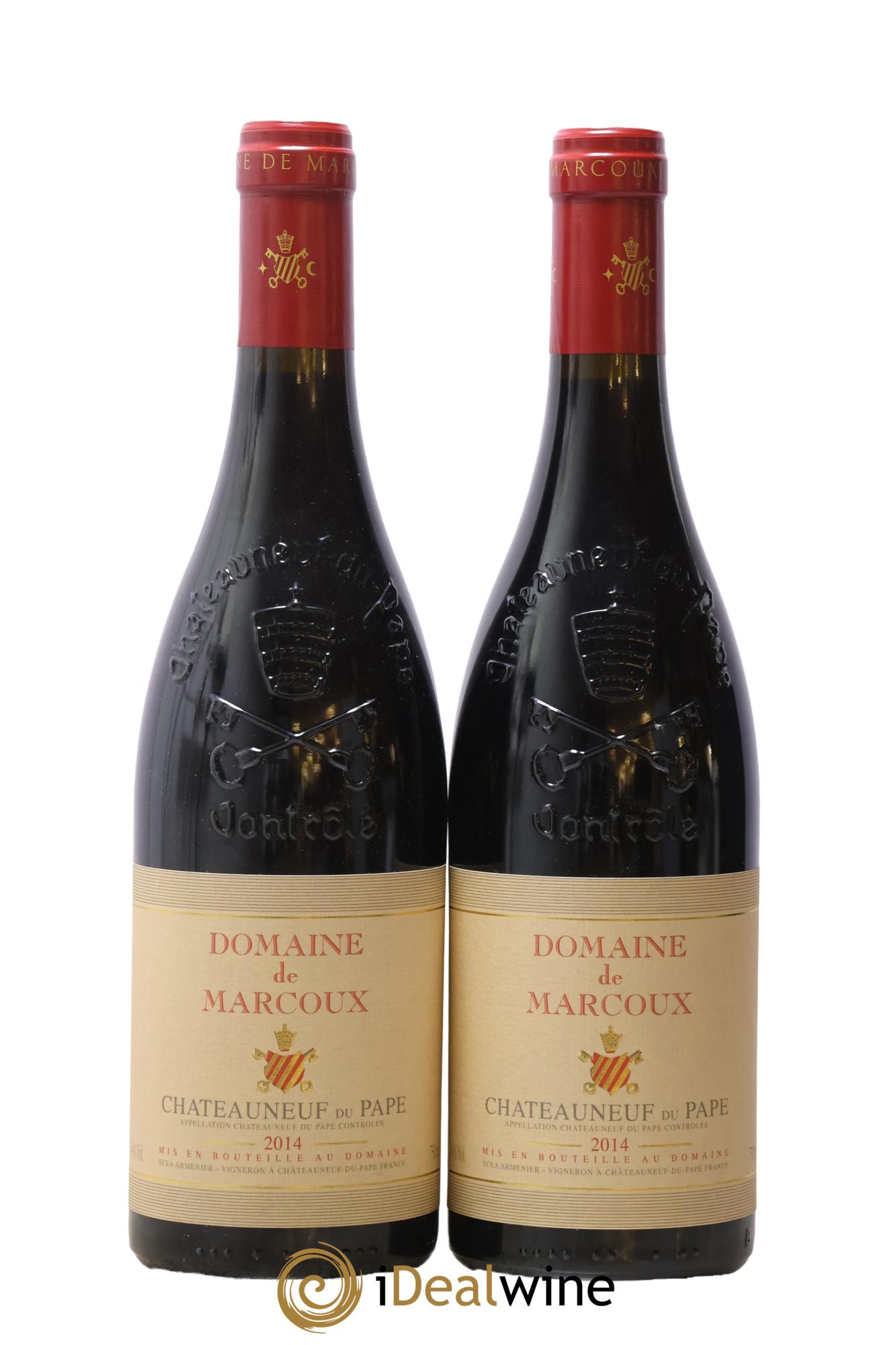 Châteauneuf-du-Pape Marcoux (Domaine de) 2014 - Lotto di 2 bottiglie - 0