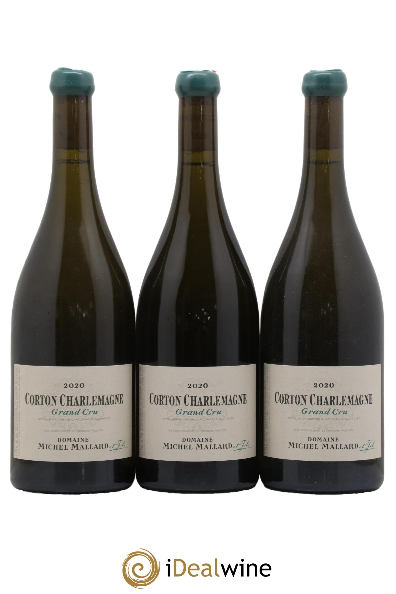 Corton-Charlemagne Grand Cru Michel Mallard et Fils 2020 - Lot de 3 bouteilles - 0
