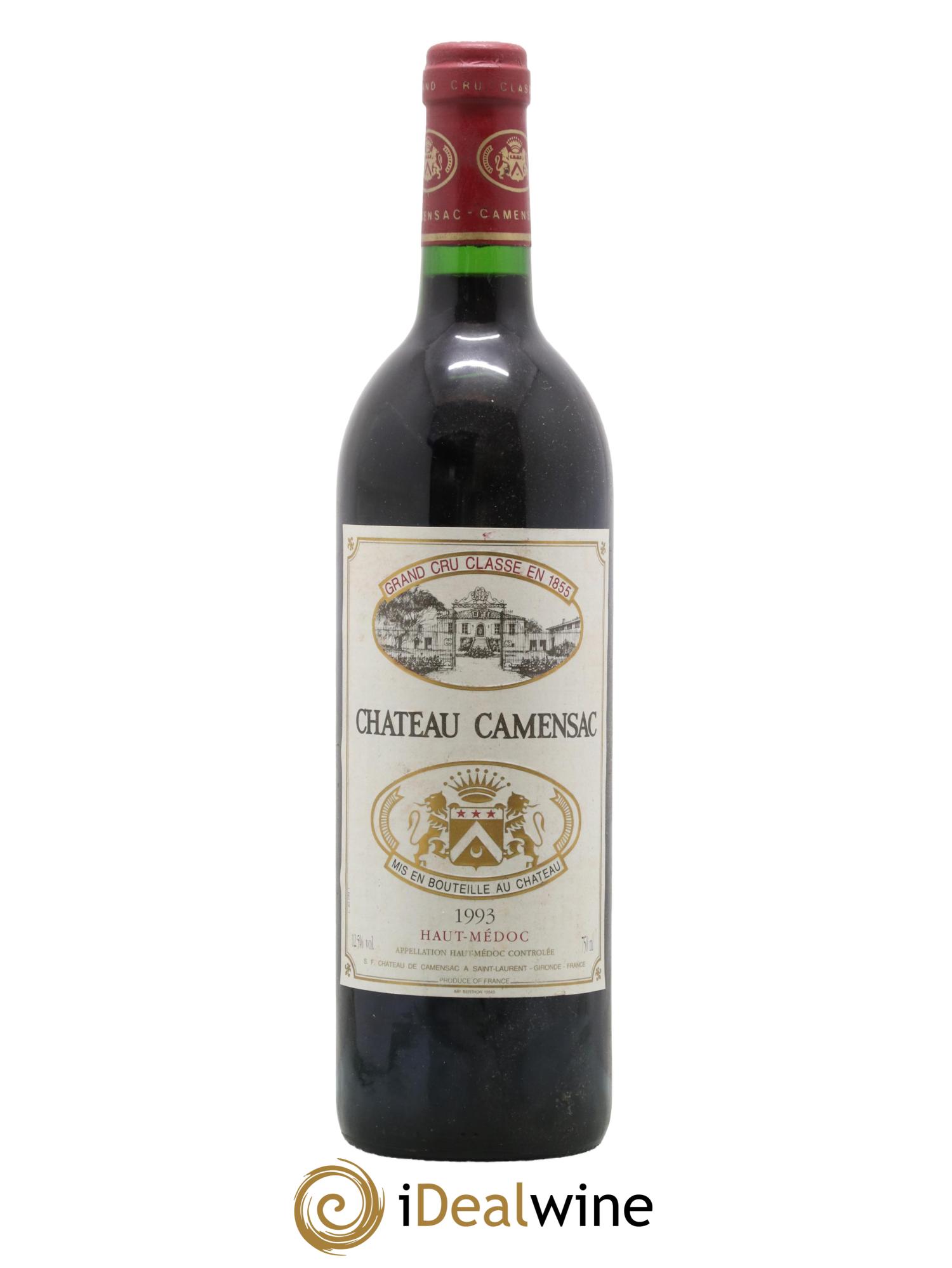 Château Camensac 5ème Grand Cru Classé 1993 - Lot de 1 bouteille - 0