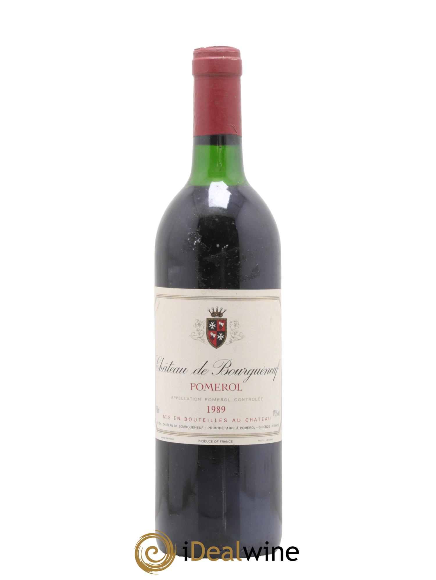 Pomerol Chateau De Bourgueneuf 1989 - Lot de 1 bouteille - 0