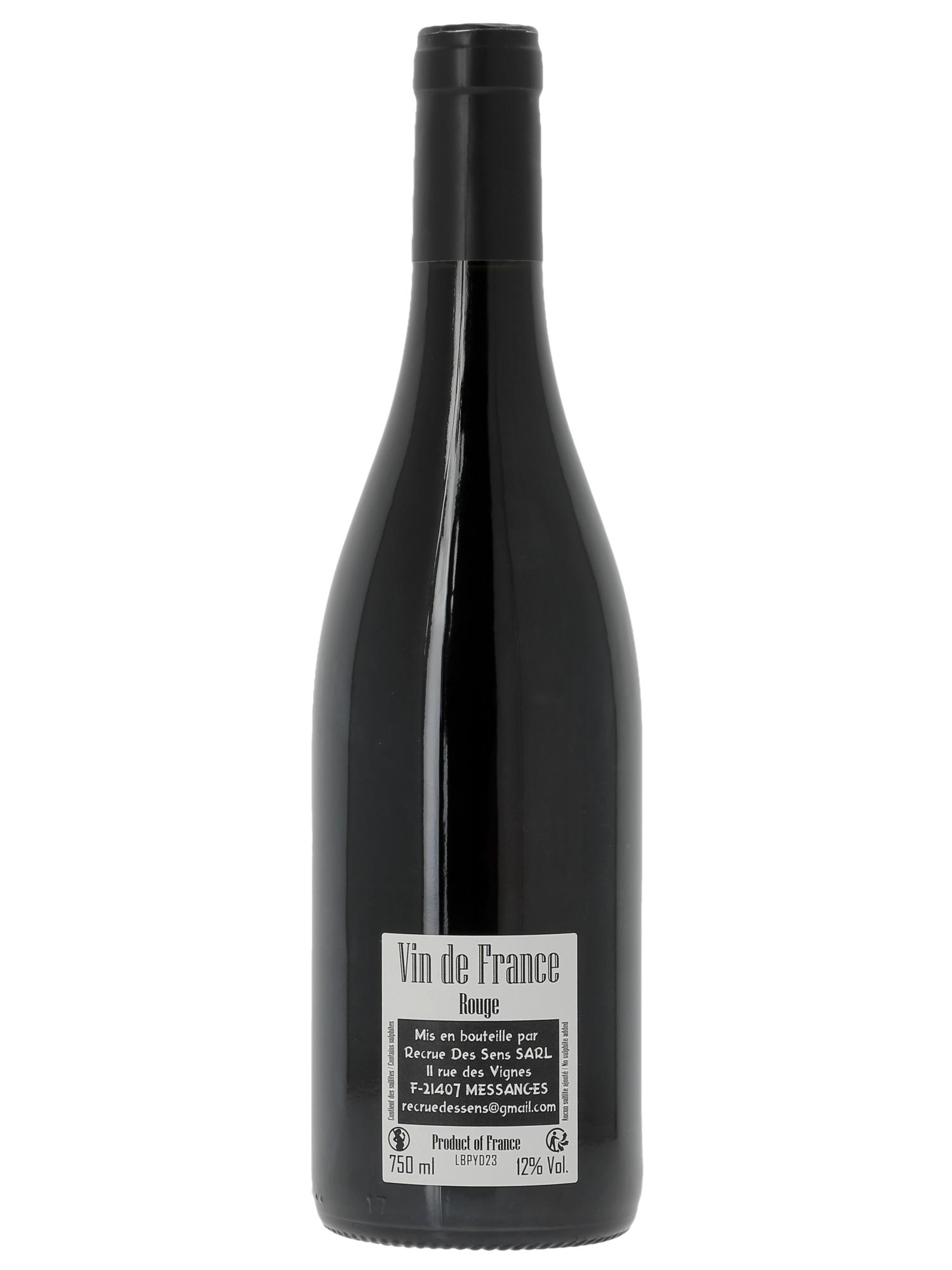 Vin de France Black Pinot Yann Durieux - Recrue des Sens  2023 - Posten von 1 Flasche - 1