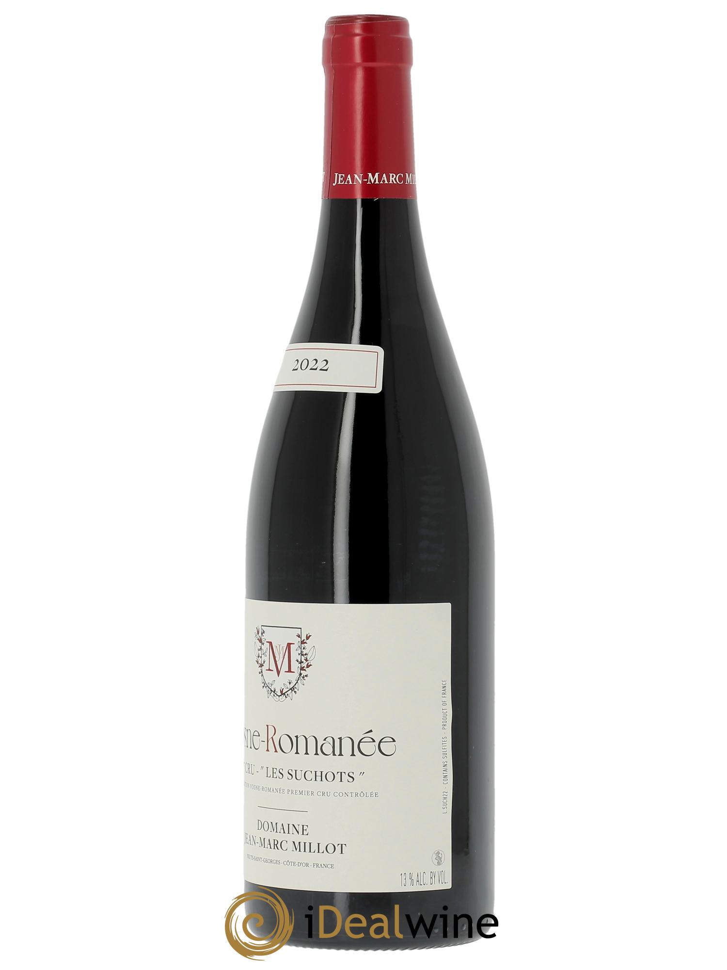 Vosne-Romanée 1er Cru Les Suchots Jean-Marc Millot 2022 - Lot de 1 bouteille - 1