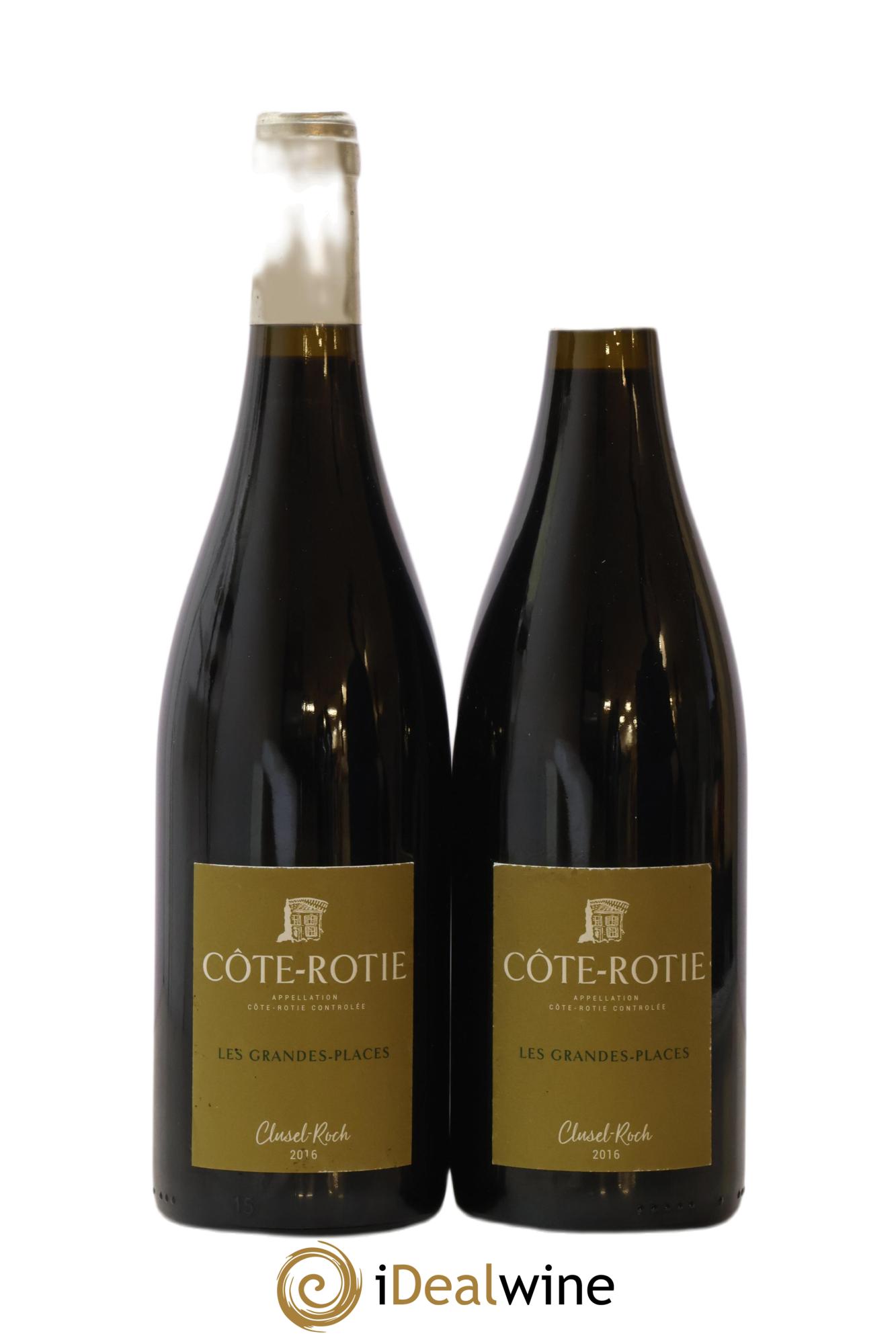 Côte-Rôtie Les Grandes Places Clusel-Roch 2016 - Lot of 2 bottles - 0