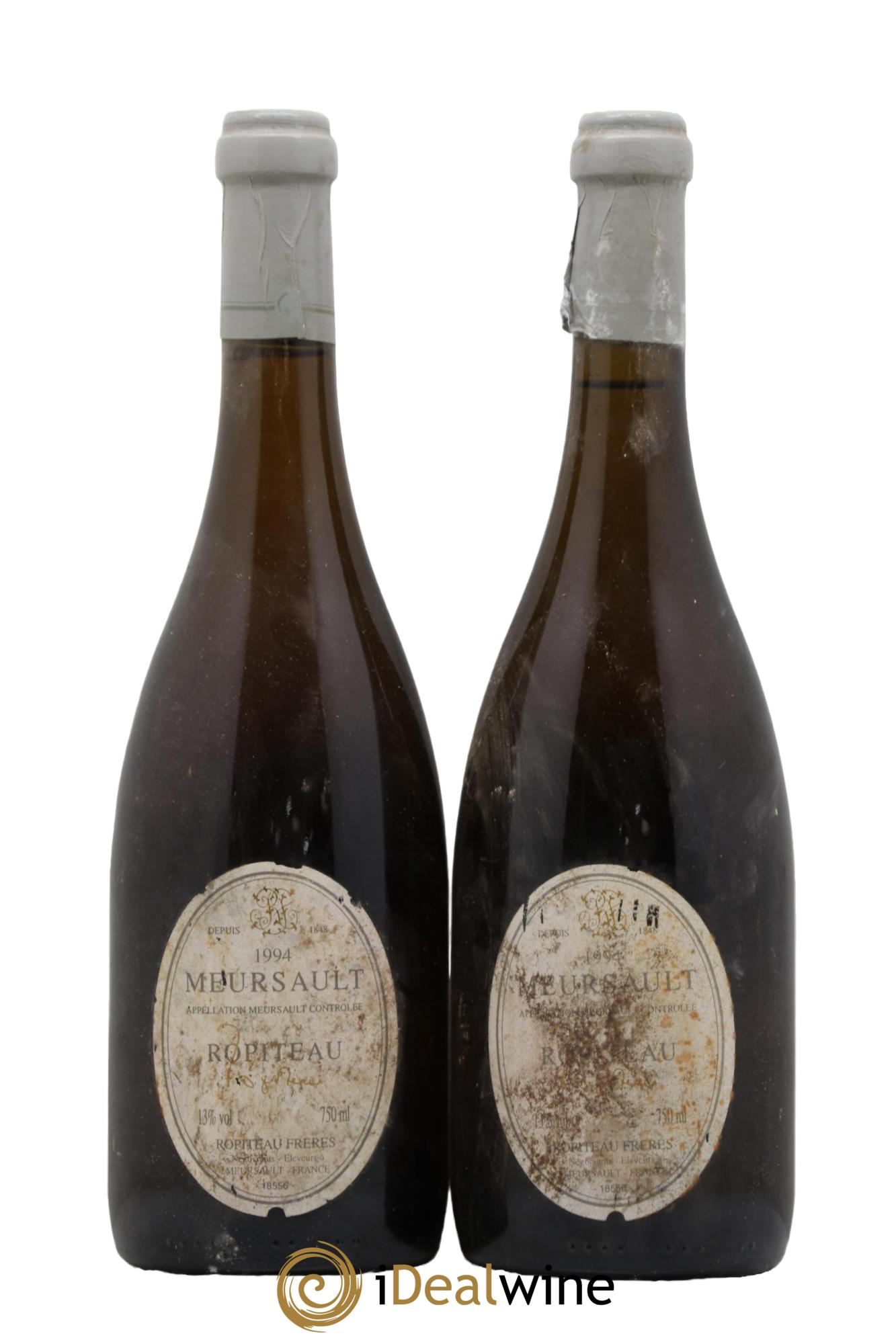 Meursault Ropiteau (Domaine) 1994 - Posten von 2 Flaschen - 0