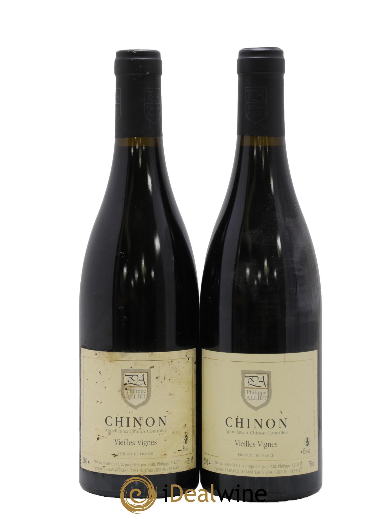 Chinon Vieilles Vignes Philippe Alliet 2014 - Lot de 2 bouteilles - 0