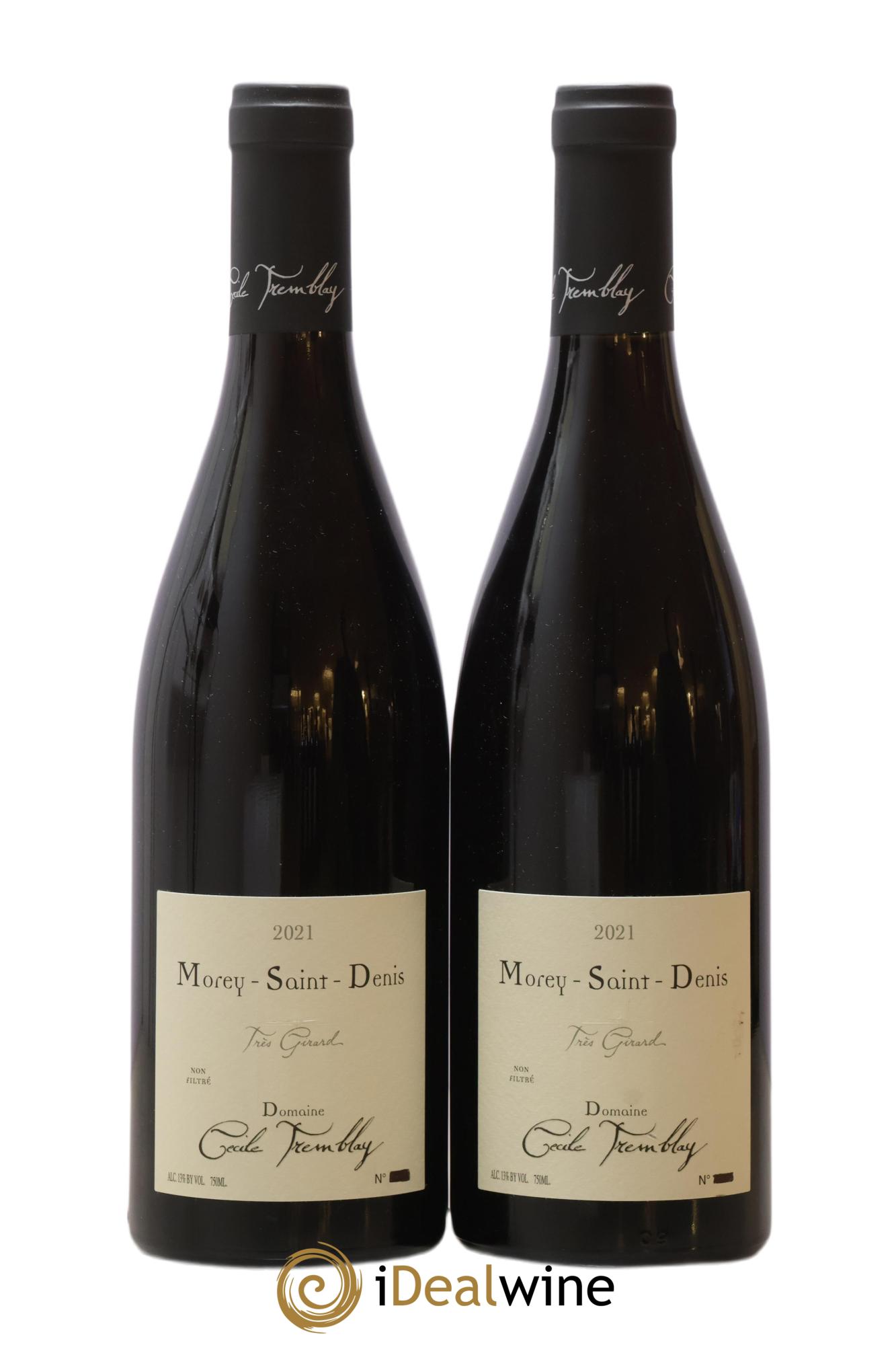 Morey Saint-Denis Très Girard Cécile Tremblay 2021 - Lot de 2 bouteilles - 0