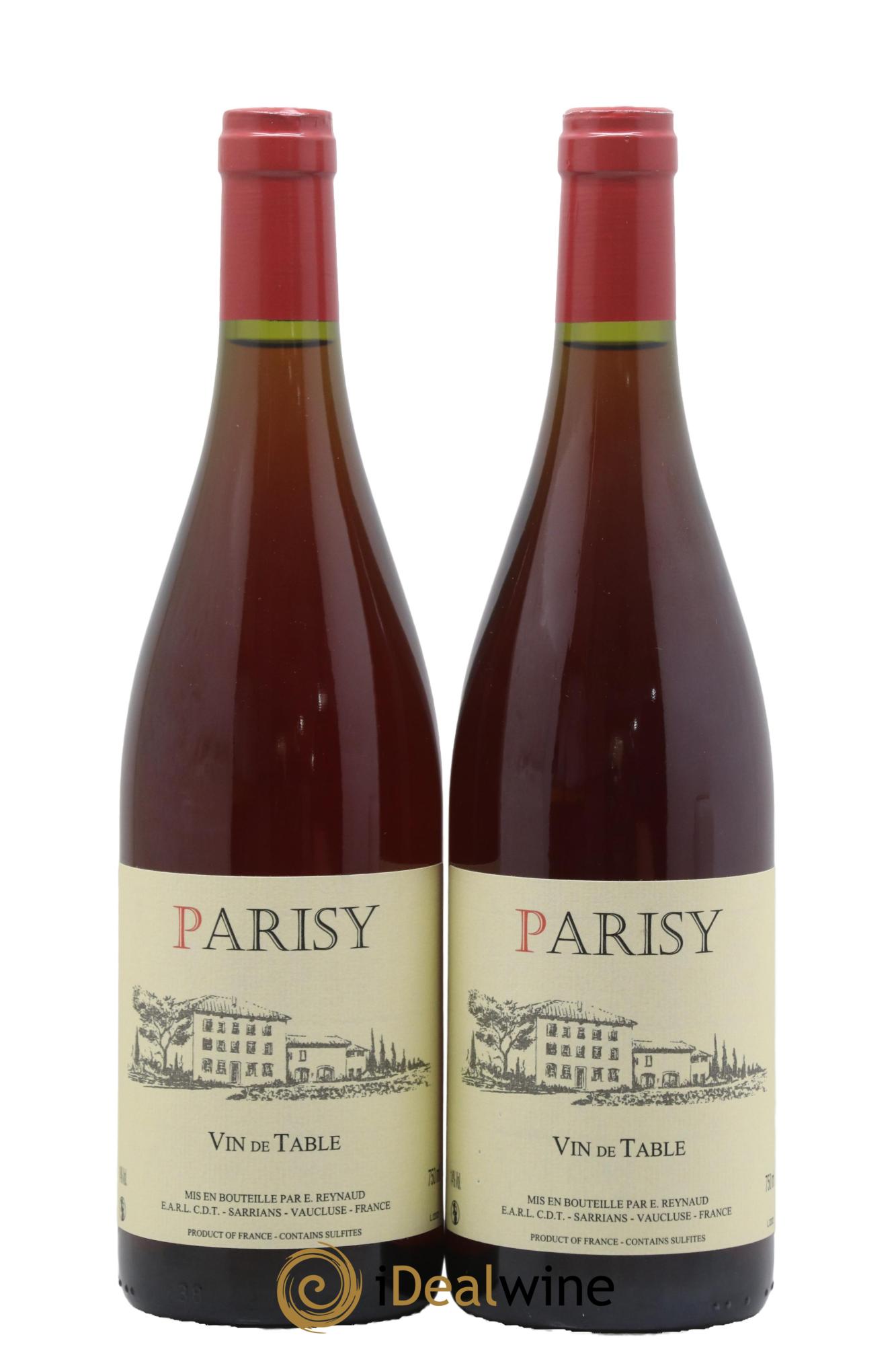 Vin de Table Parisy Emmanuel Reynaud 2022 - Posten von 2 Flaschen - 0