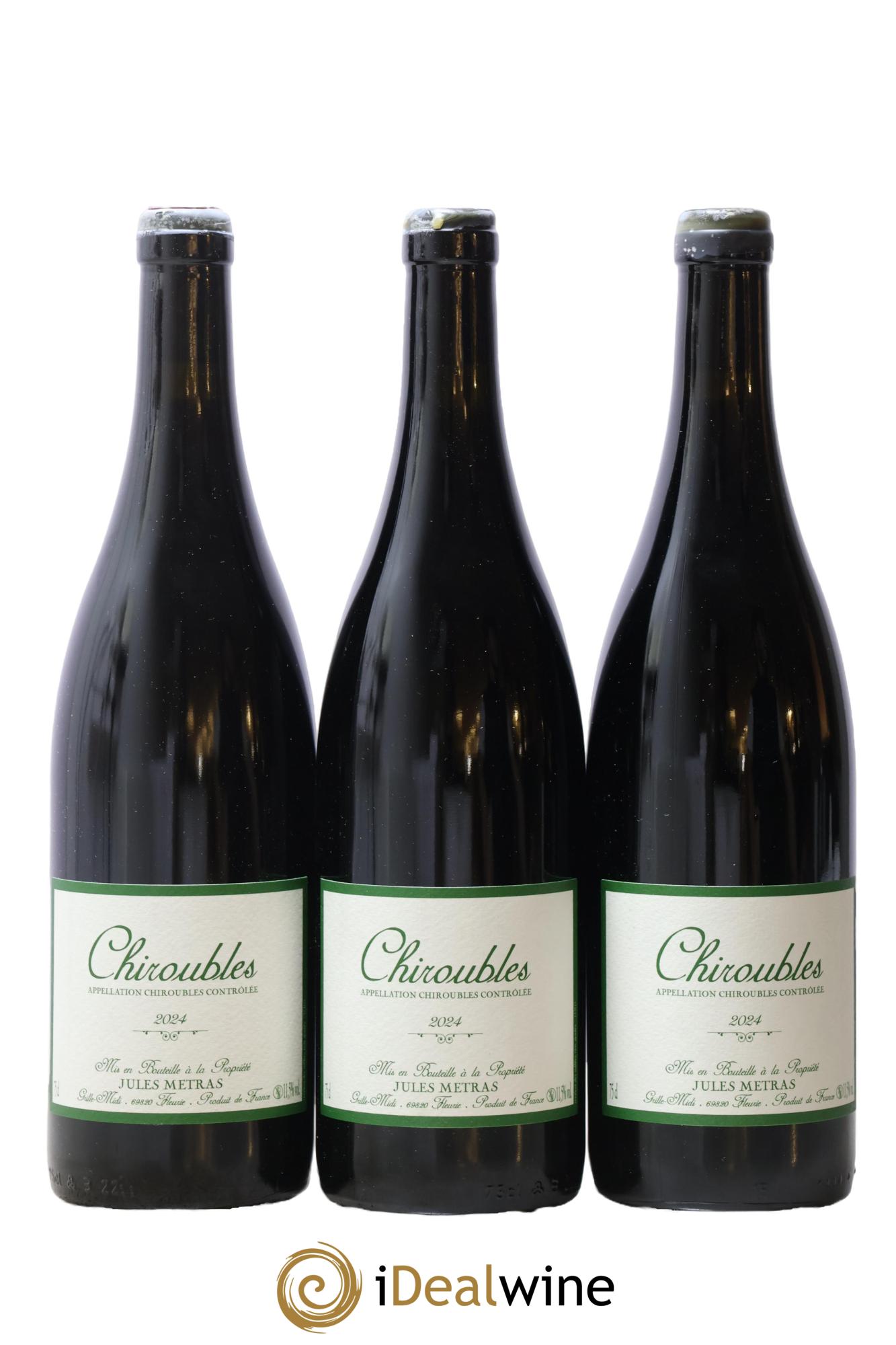 Chiroubles Jules Métras (Domaine) 2024 - Lot de 3 bouteilles - 0