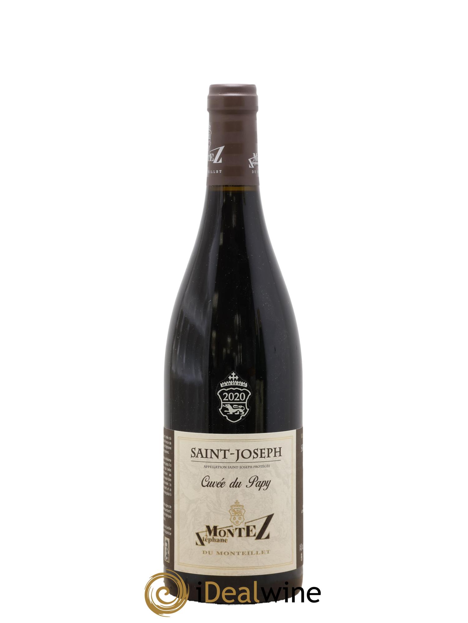Saint-Joseph Cuvée du Papy Monteillet (Domaine du) - Stéphane Montez 2020 - Lot de 1 bouteille - 0