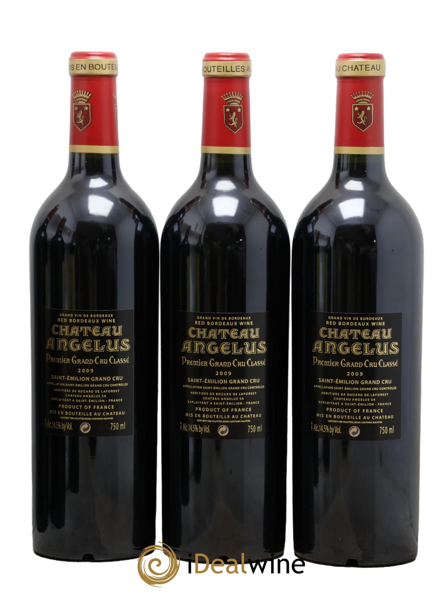 Château Angélus 1er Grand Cru Classé A 2009 - Lot of 6 bottles - 4