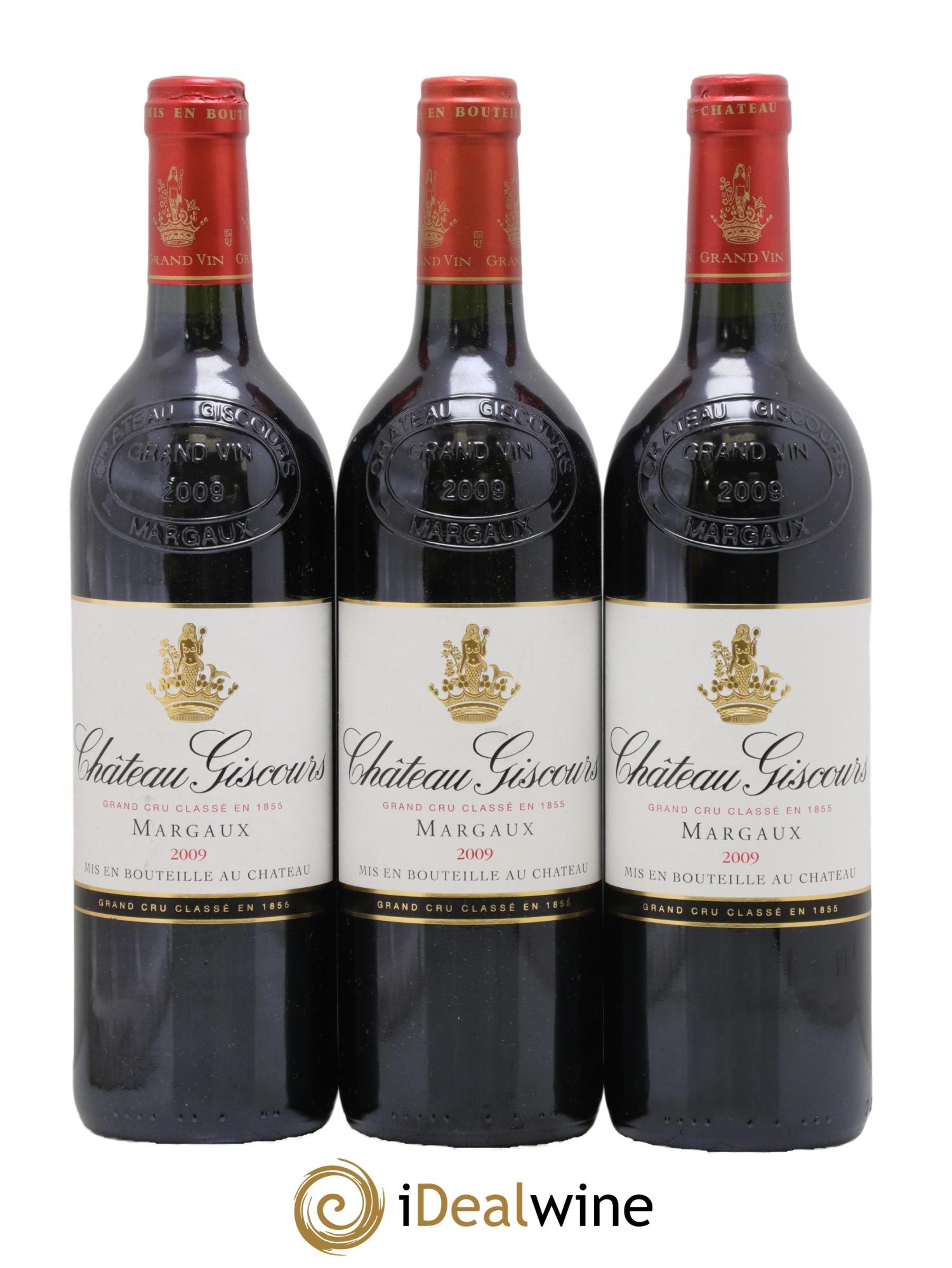 Château Giscours 3ème Grand Cru Classé 2009 - Lot de 3 bouteilles - 0