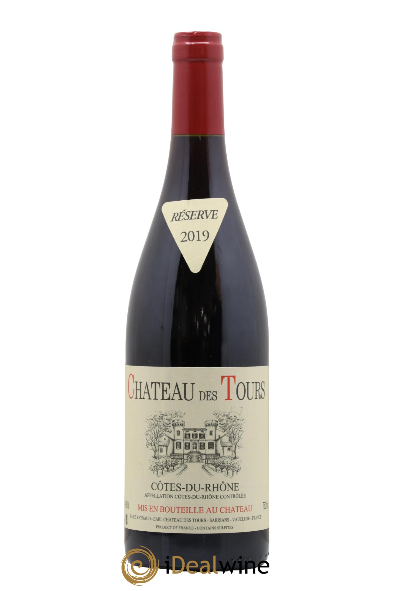 Côtes-du-Rhône Château des Tours Emmanuel Reynaud 2019 - Lot de 1 bouteille - 0