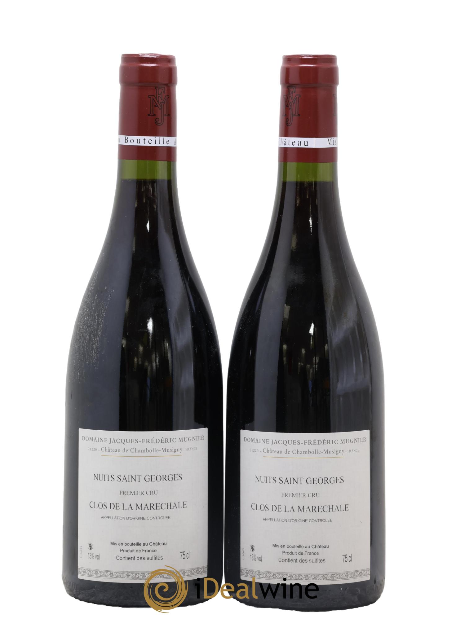 Nuits-Saint-Georges 1er Cru Clos de La Maréchale Jacques-Frédéric Mugnier 2021 - Posten von 2 Flaschen - 1