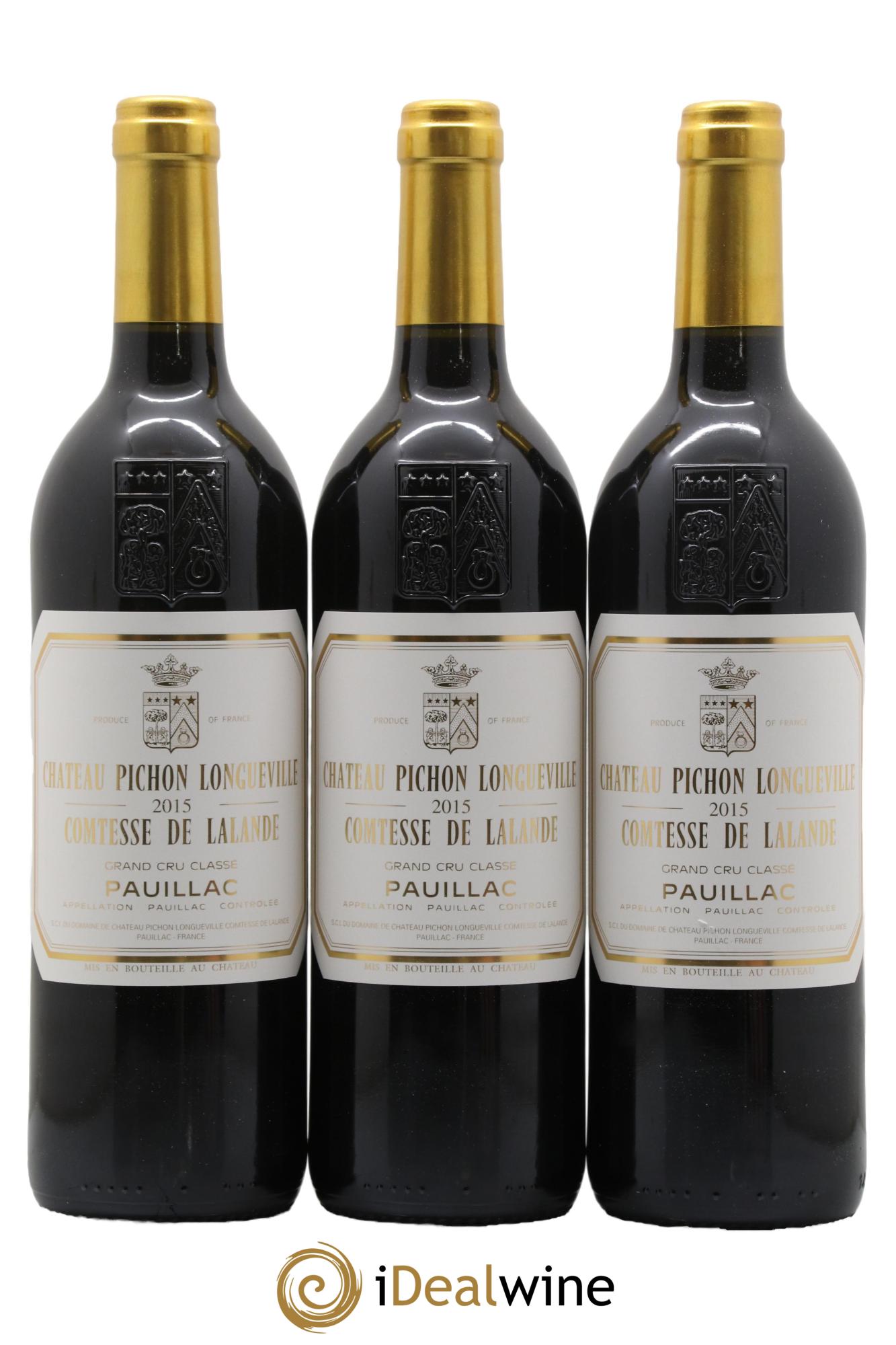 Château Pichon Longueville Comtesse de Lalande 2ème Grand Cru Classé 2015 - Lot of 6 bottles - 1
