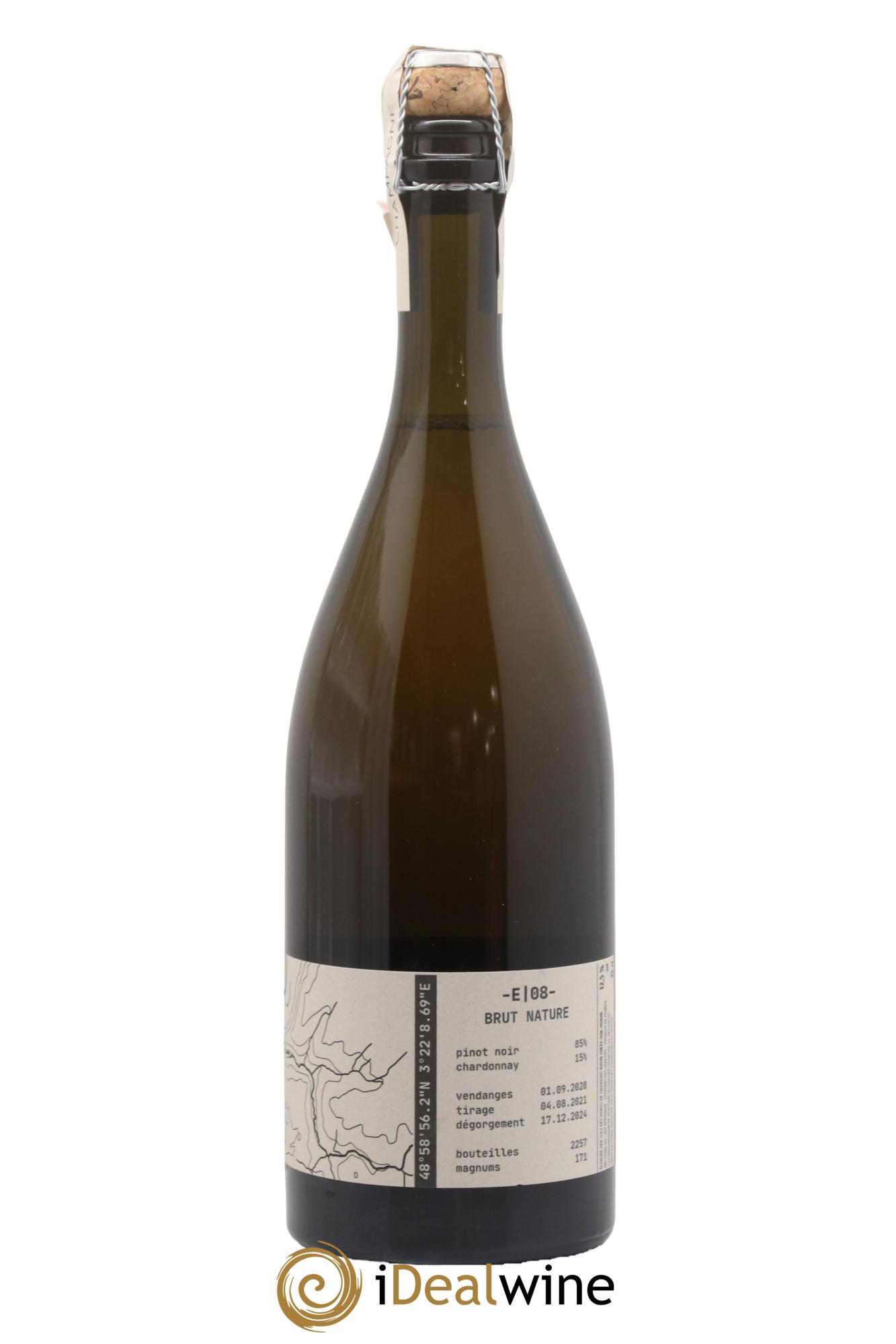 Brut Nature Exploration 08 Maison Tom Gauditiabois - Lot of 1 bottle - 1