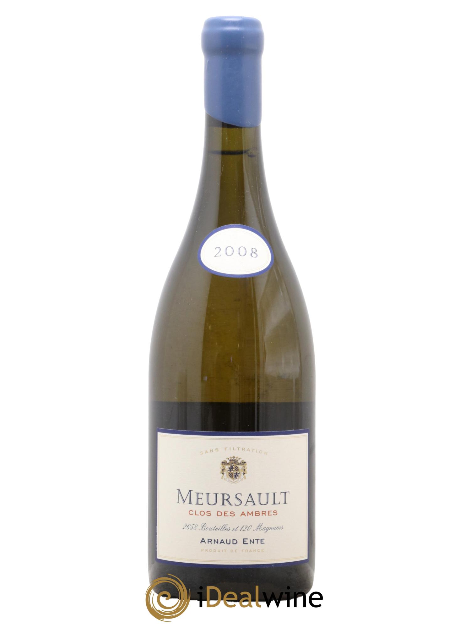 Meursault Clos des Ambres Arnaud Ente 2008 - Lotto di 1 bottiglia - 0