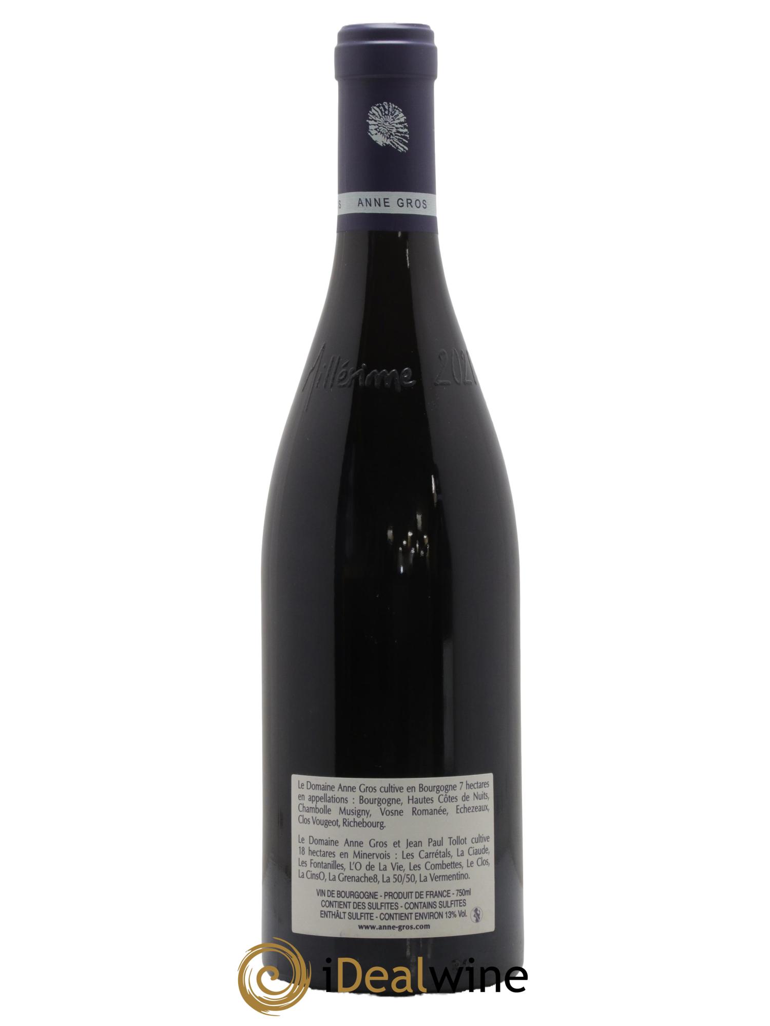 Clos de Vougeot Grand Cru Le Grand Maupertui Anne Gros 2021 - Lotto di 1 bottiglia - 1