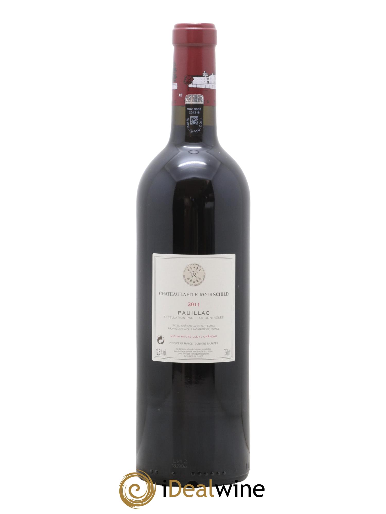 Château Lafite Rothschild 1er Grand Cru Classé 2011 - Lot of 1 bottle - 1